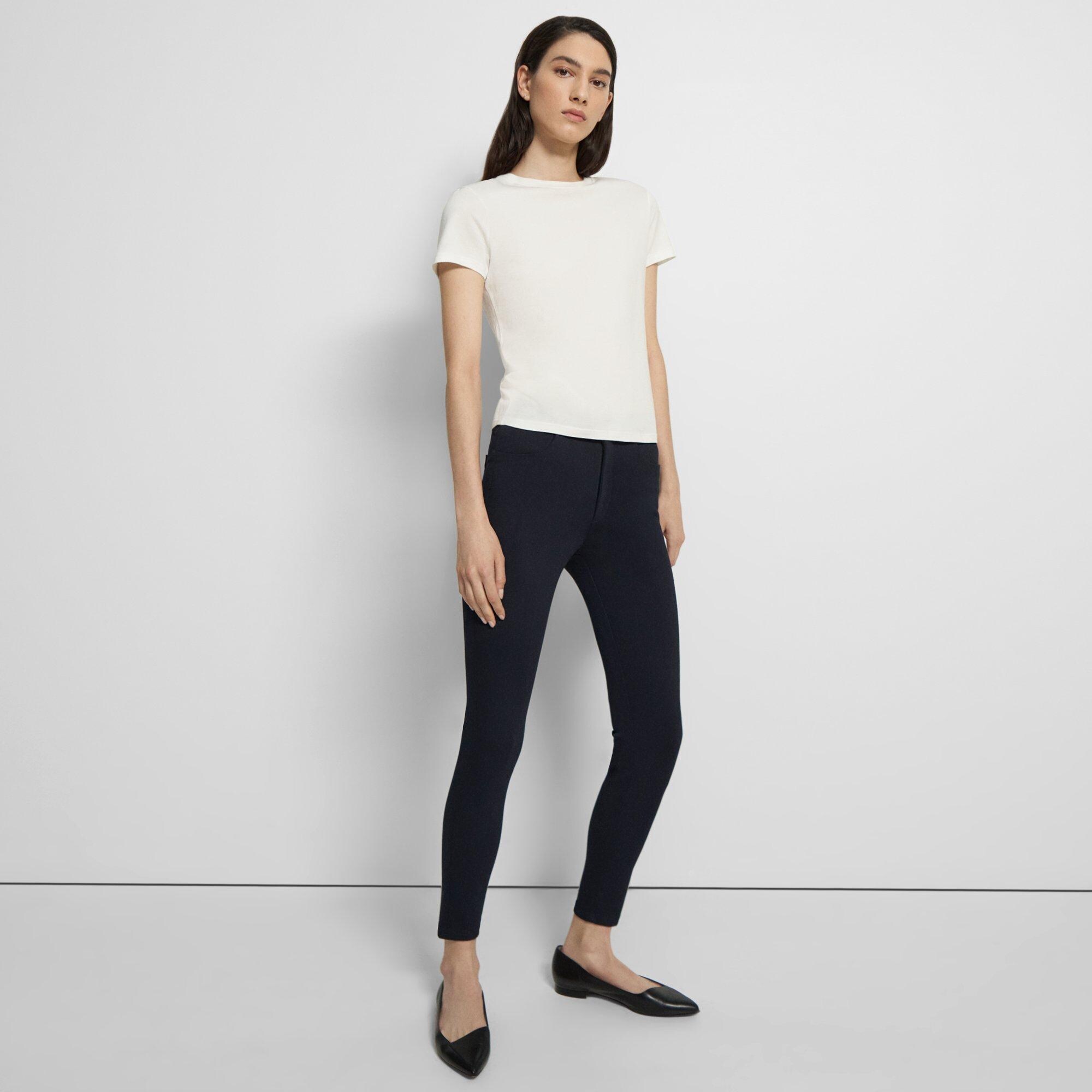 Cotton Twill Legging Jean