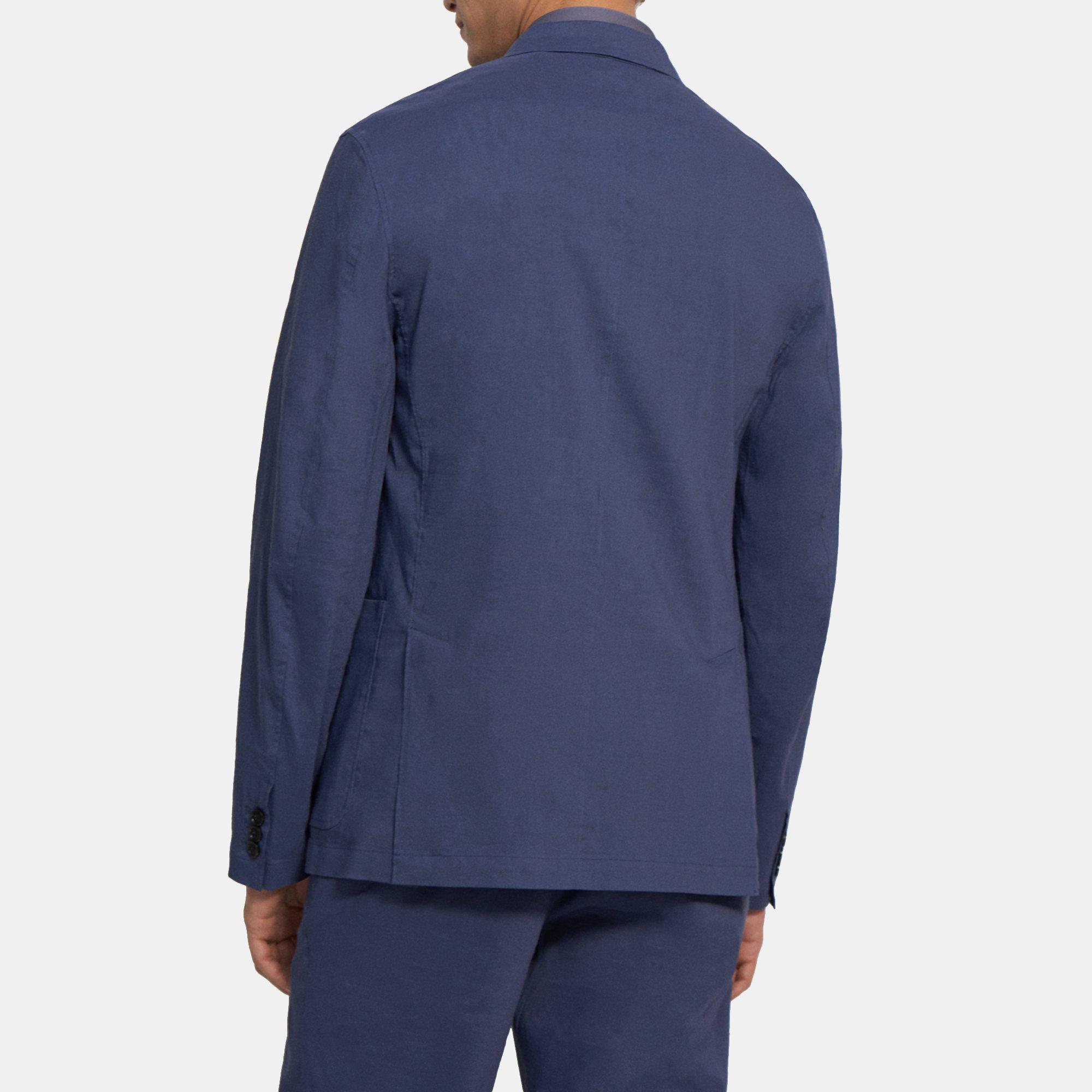 Clinton Double-Breasted Blazer in Good Linen