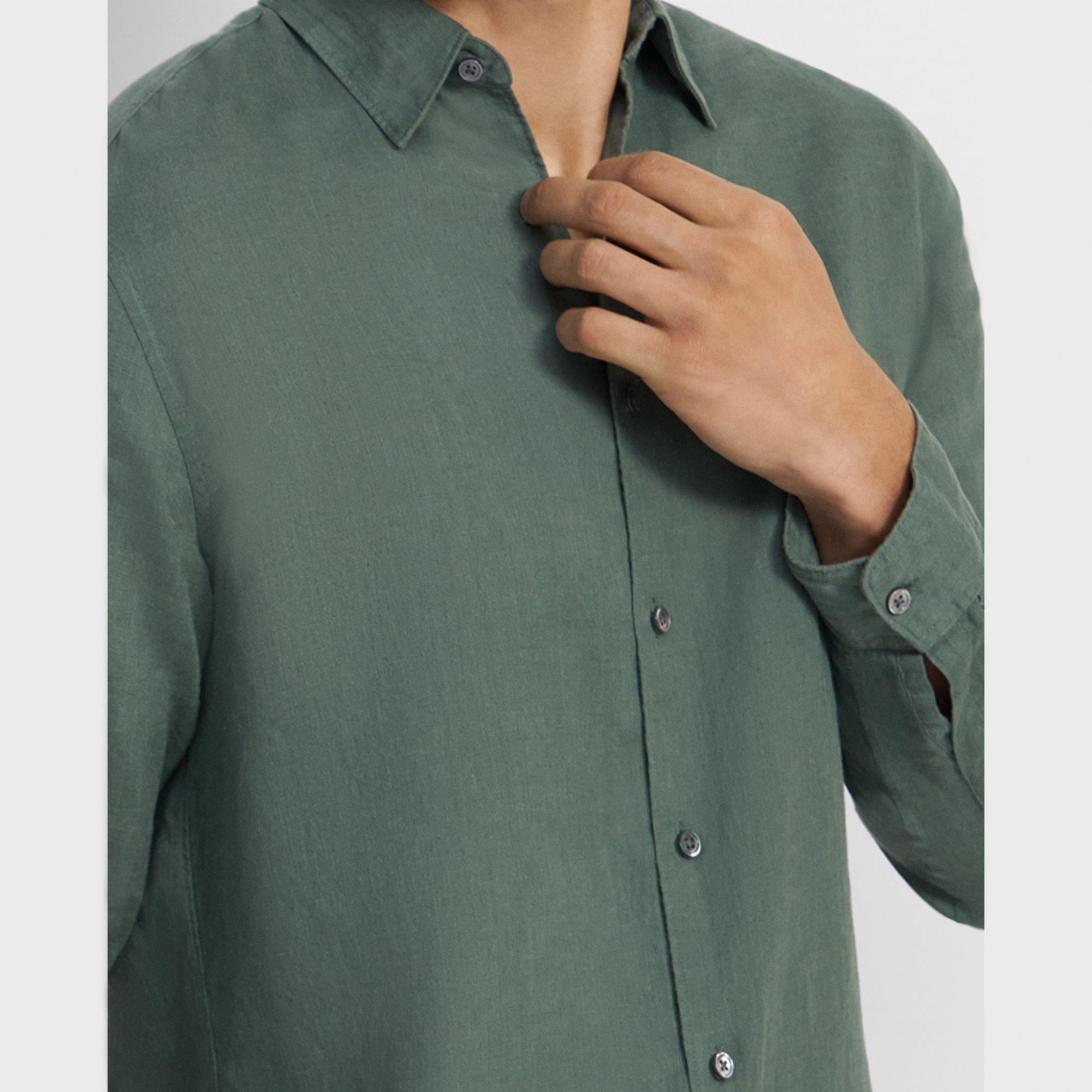 Irving Shirt in Linen Twill