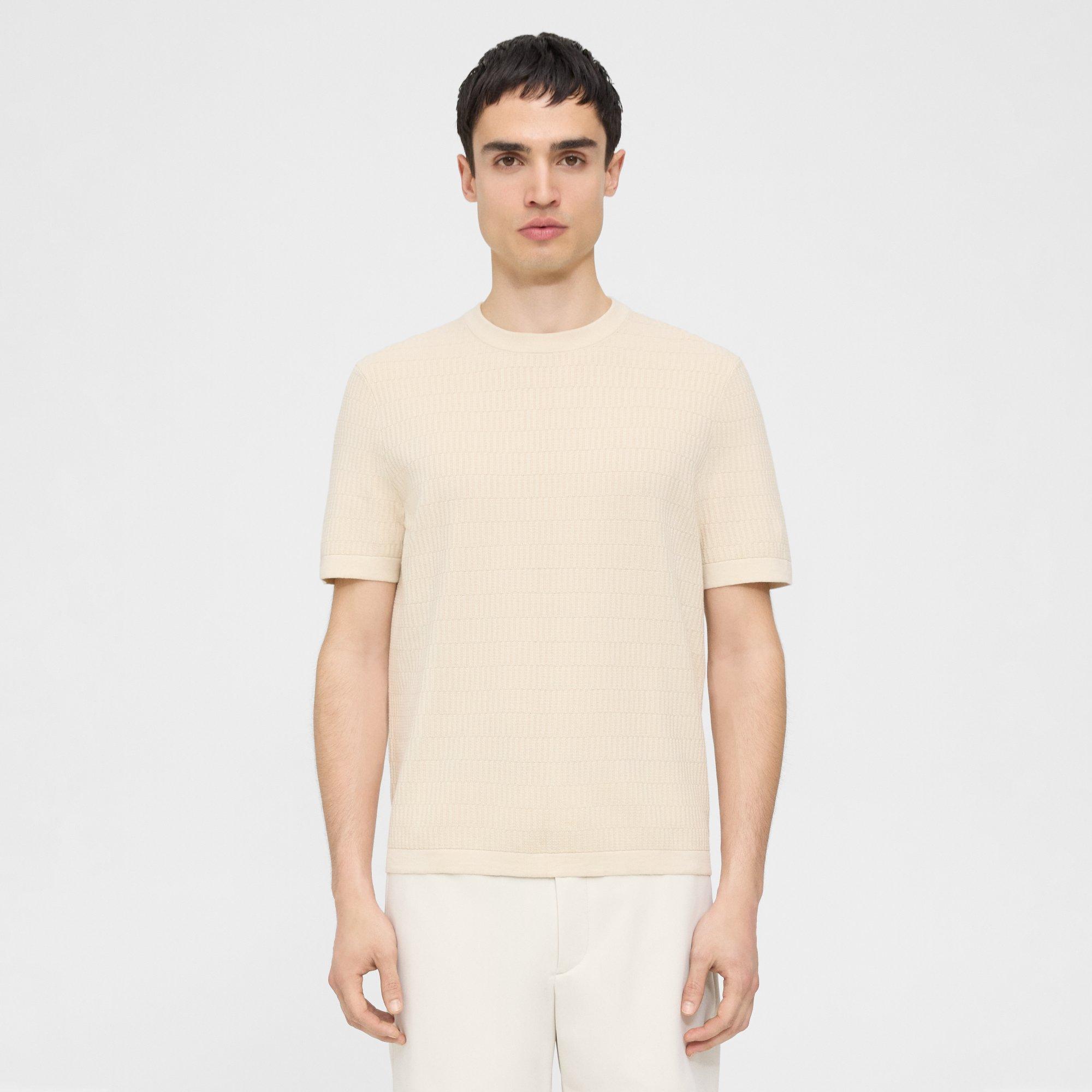 Theory Damian Tee in Cotton