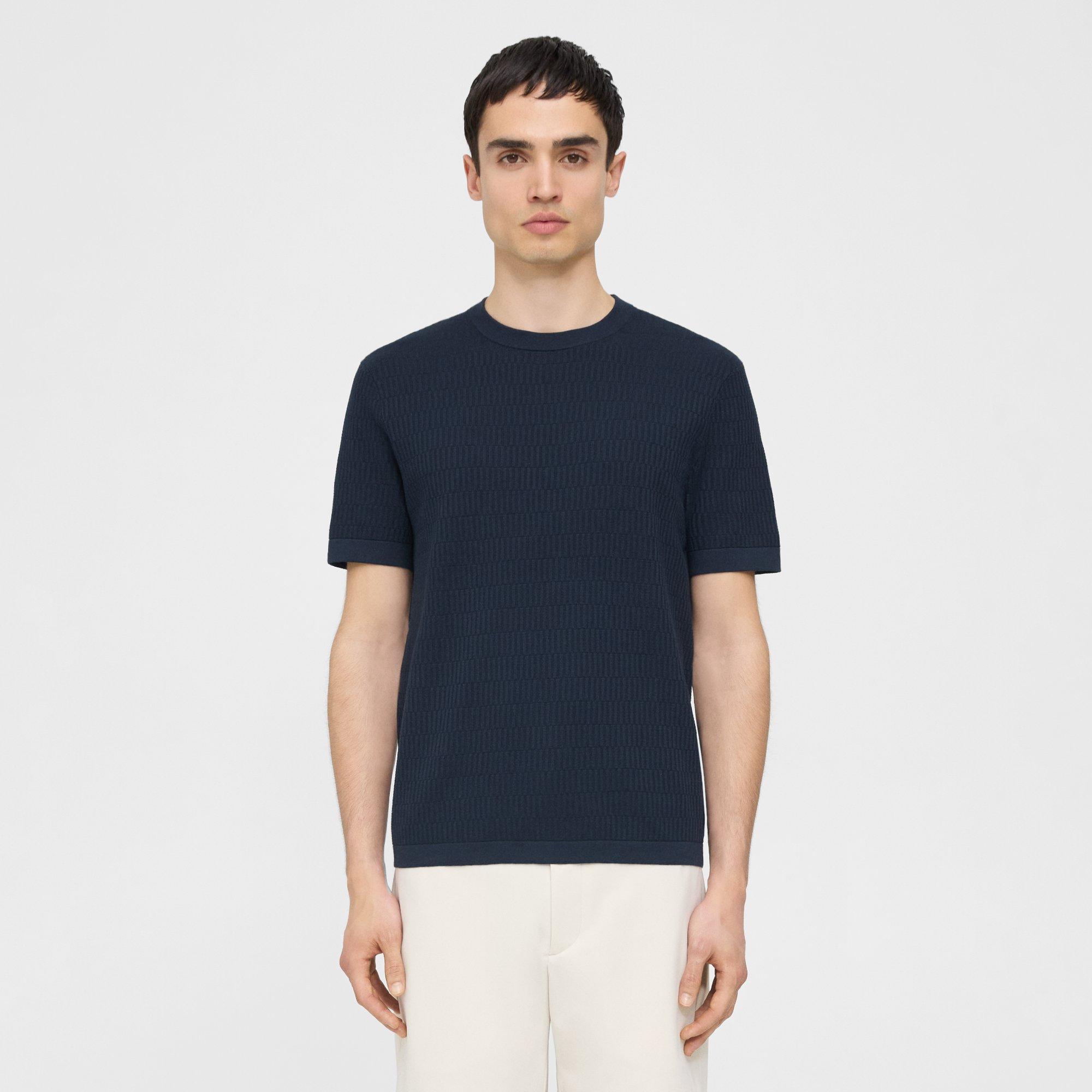 Theory Damian Tee in Cotton