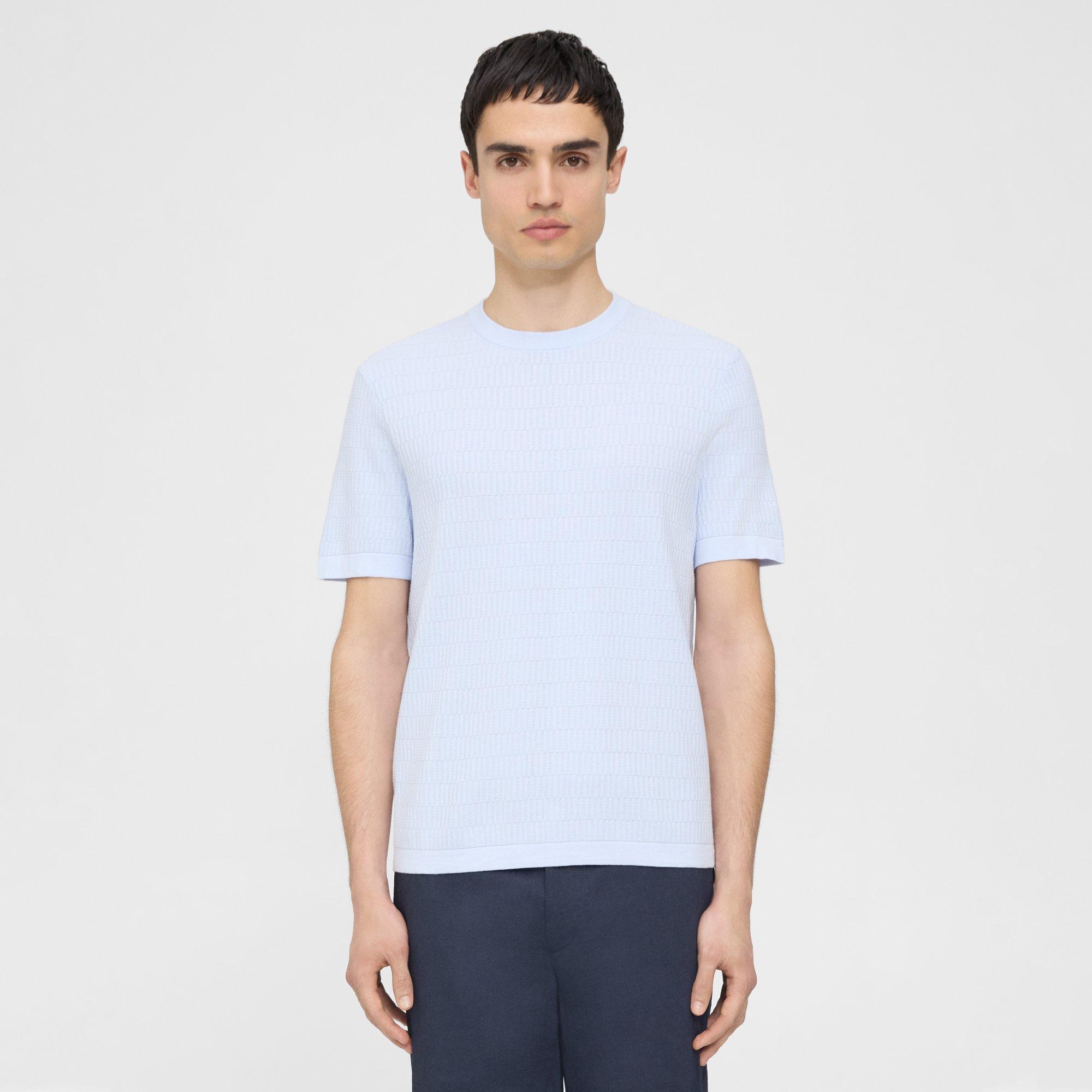 Theory Damian Tee in Cotton
