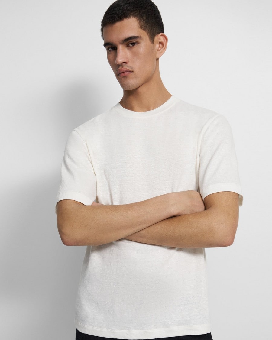 Ryder Tee in Stretch Linen