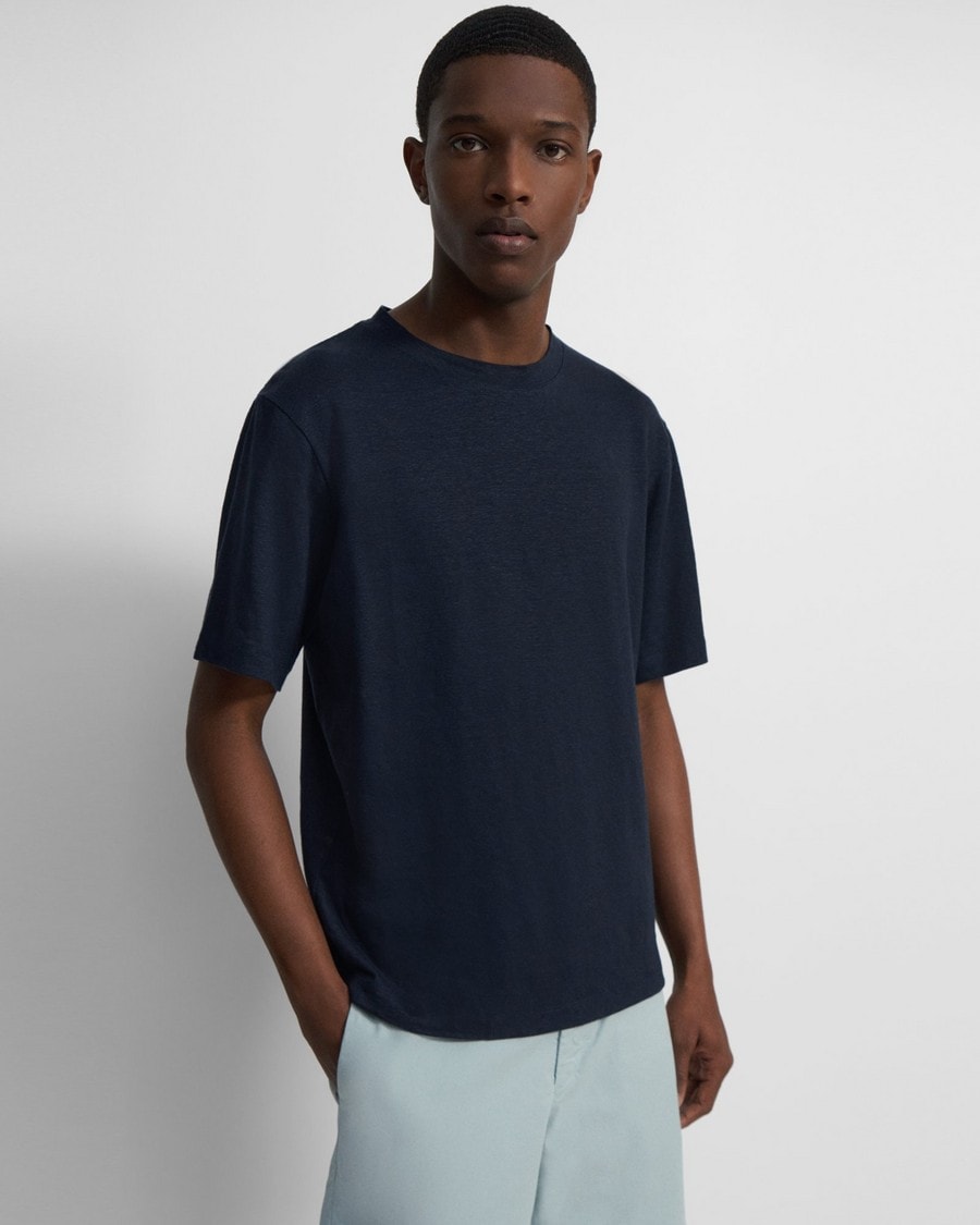 Ryder Tee in Stretch Linen