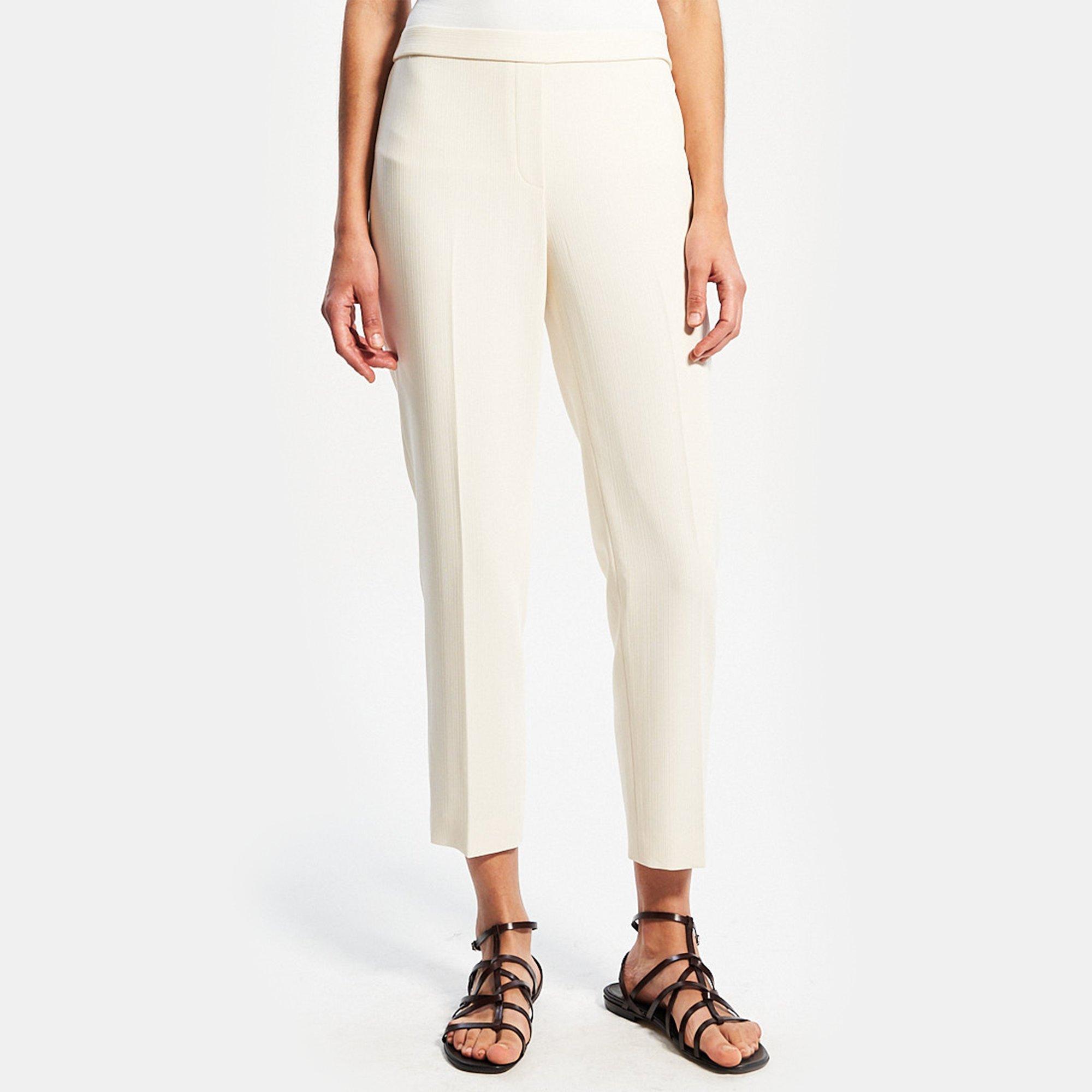 Striped Admiral Crepe Treeca Pull-On Pant