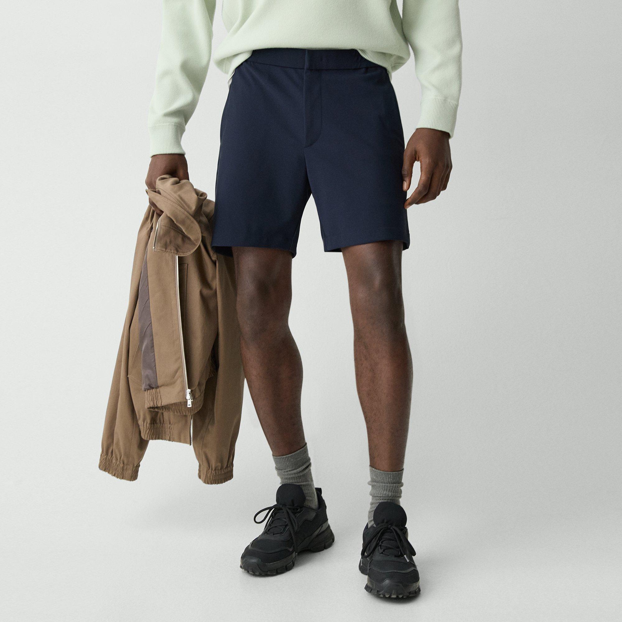 Short Curtis avec Cordon de Serrage en Precision Ponte