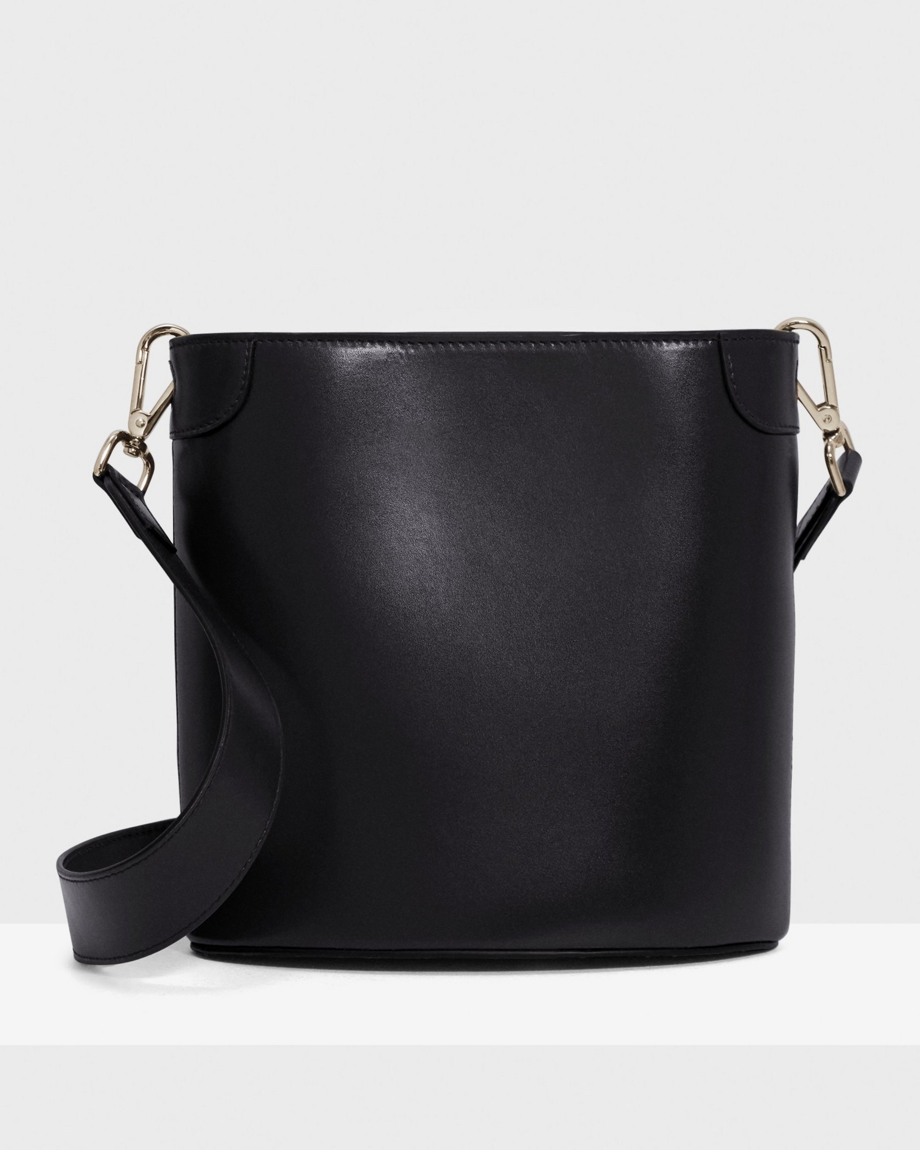 theory.com | Small Bucket Bag in Leather