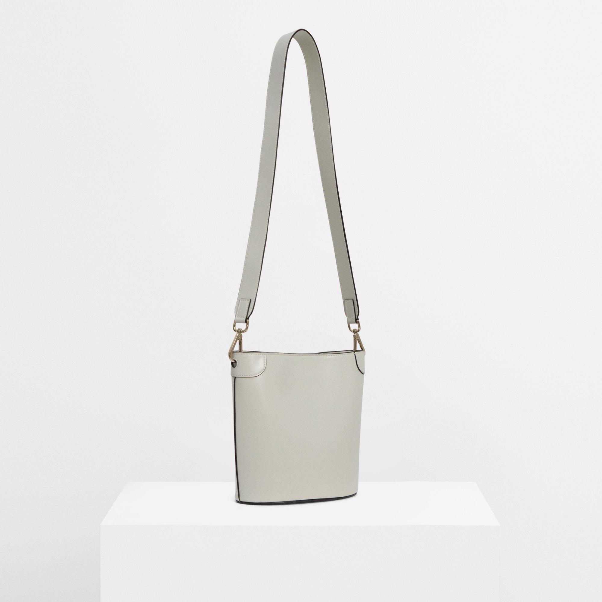 Small Bucket Bag in Leather