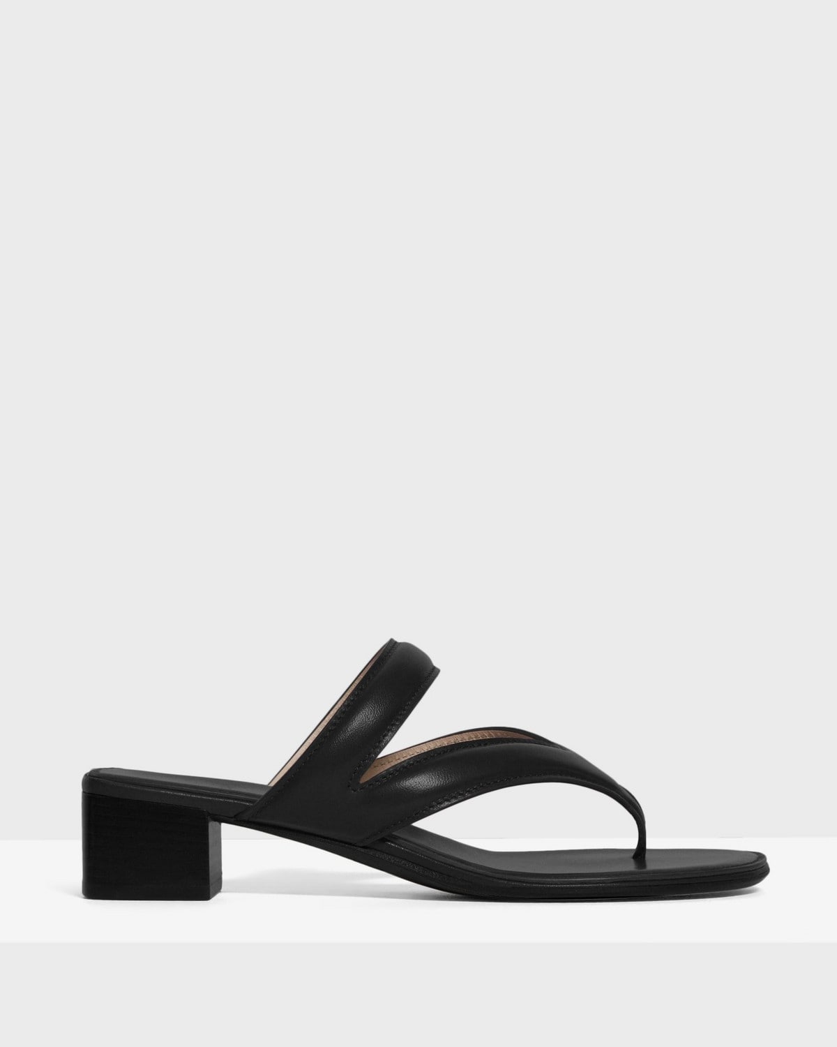 Belted Sandal in Leather