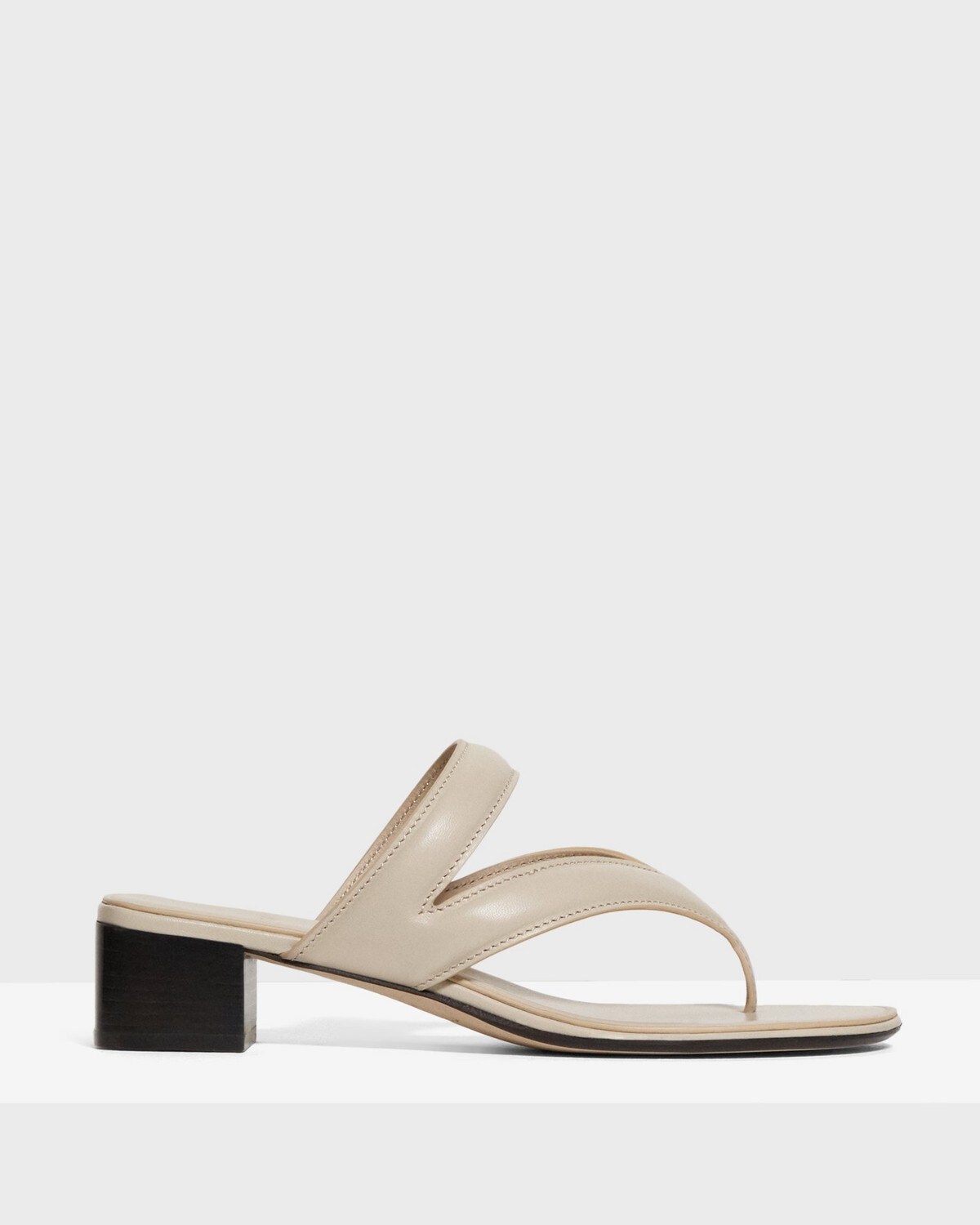 Belted Sandal in Leather