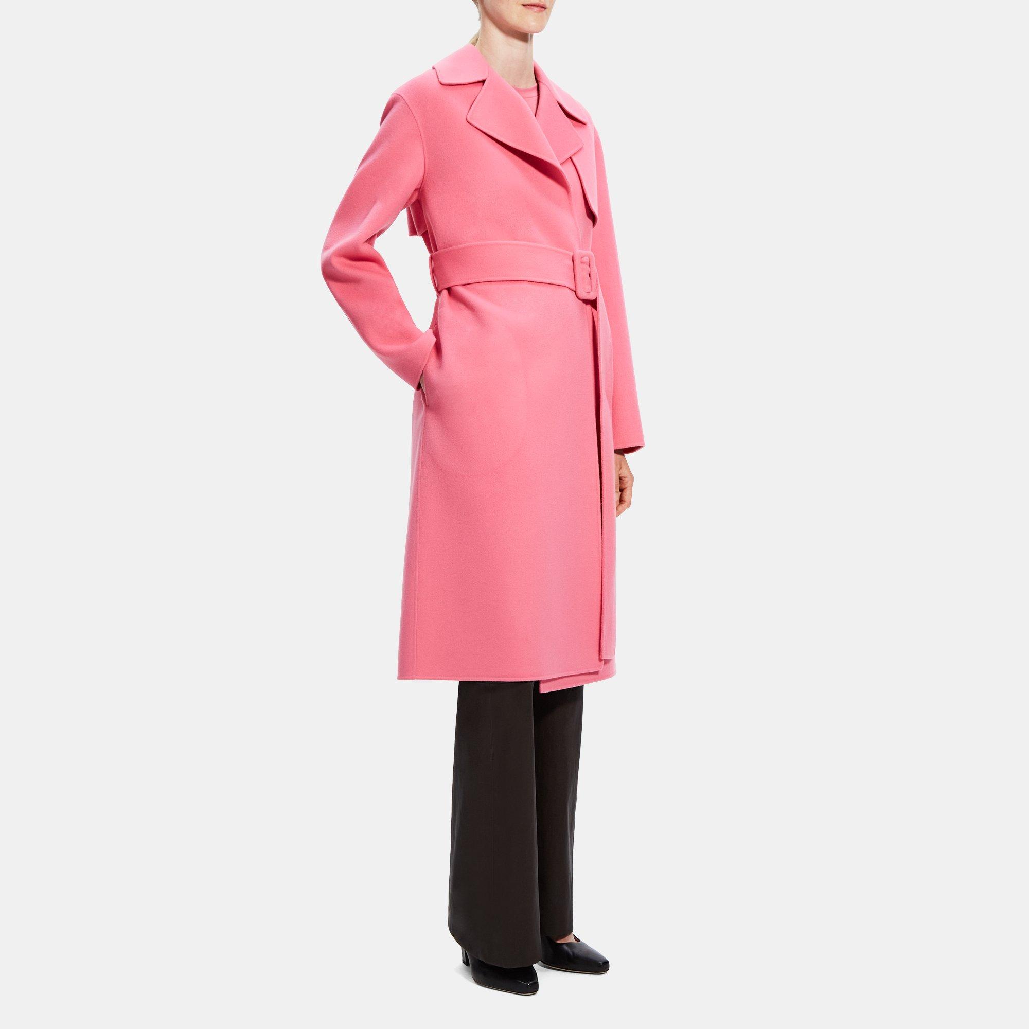 Wrap Trench Coat in Double-Face Wool-Cashmere