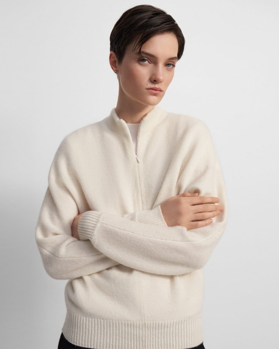 Half-Zip Sweater in Cashmere
