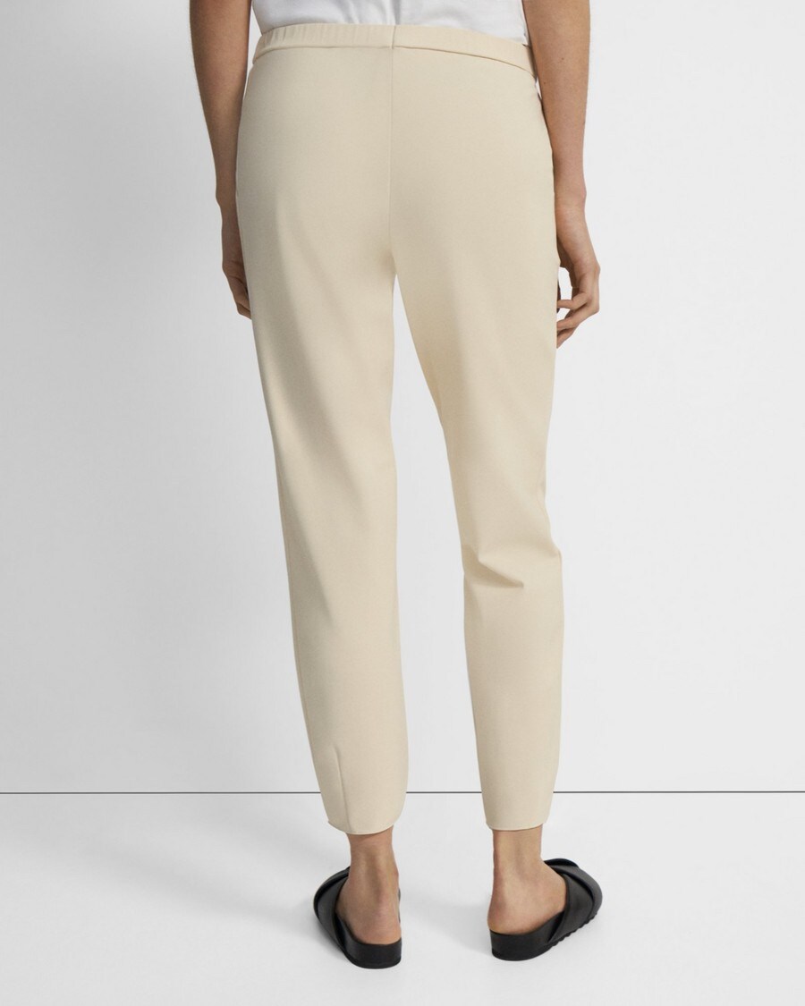 Tapered Pull-On Pant in Precision Ponte