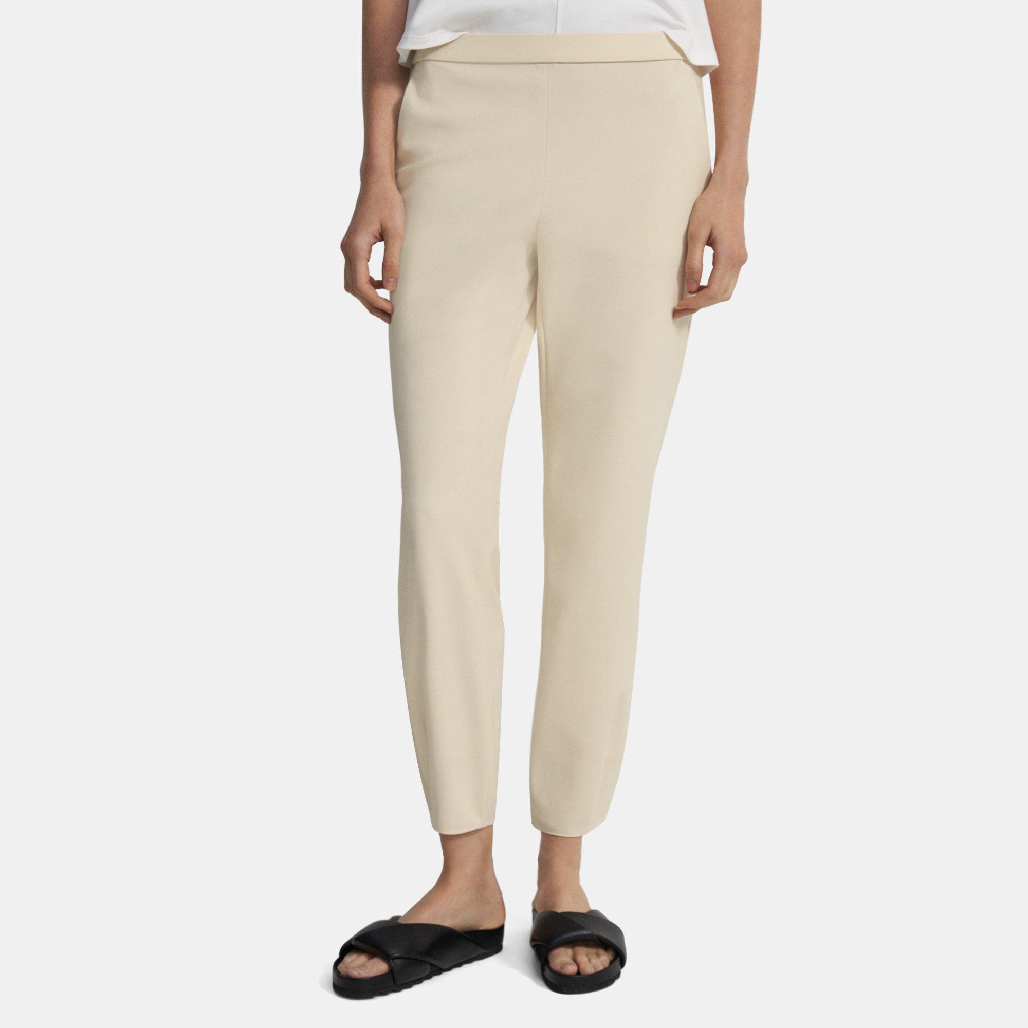 Tapered Pull-On Pant in Precision Ponte