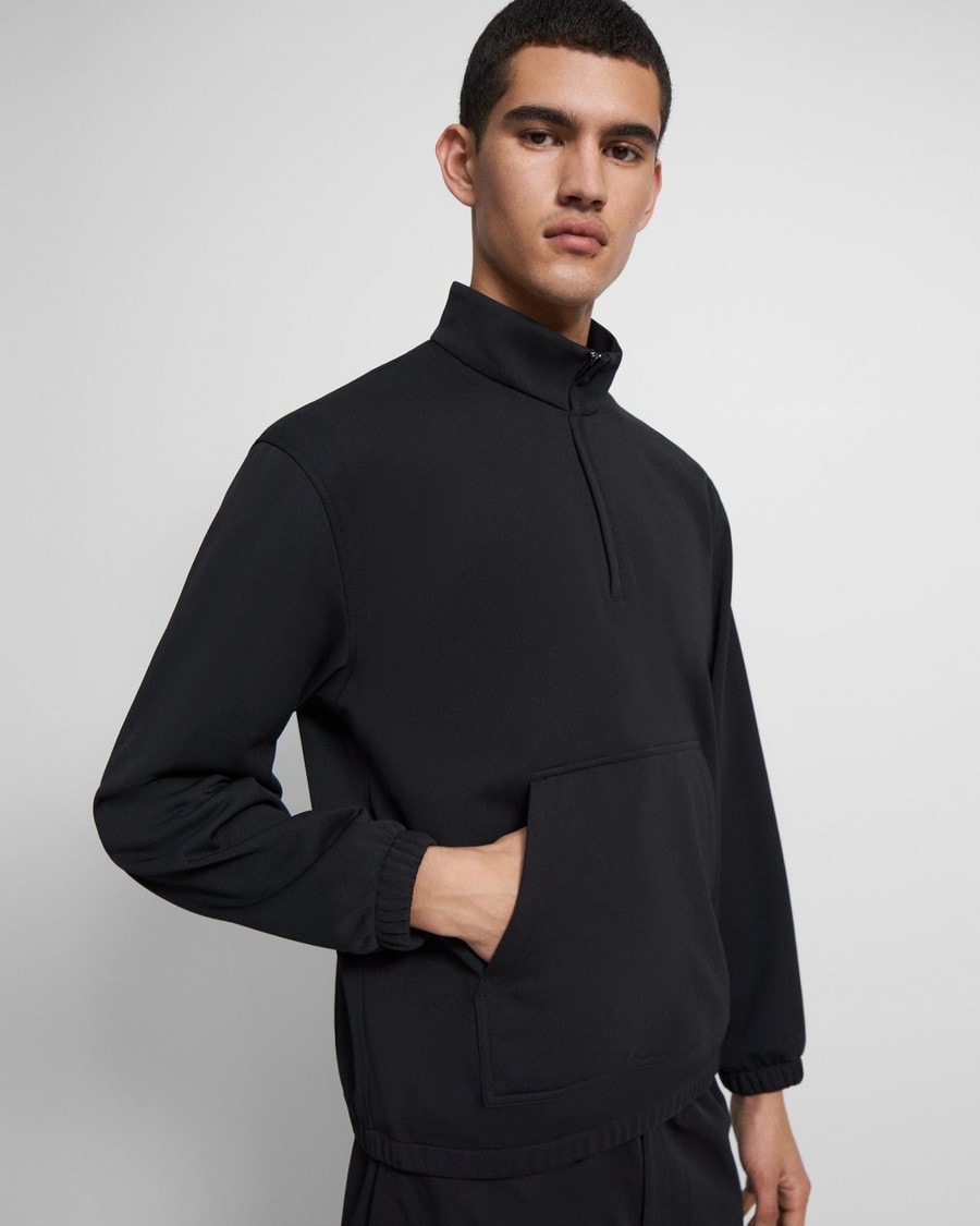 Knit Blend Half-Zip Sweater | Theory Outlet