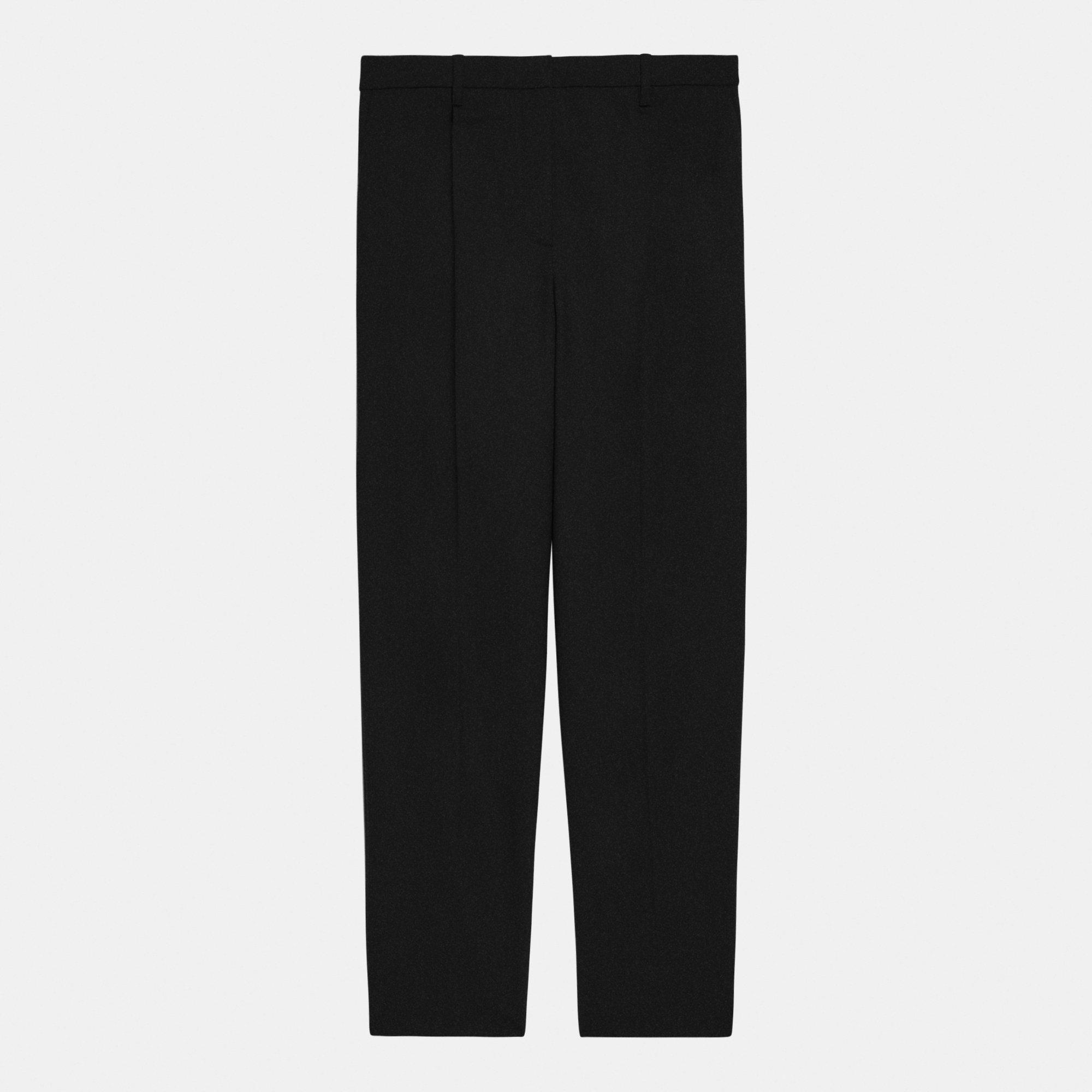 Pleated Pant Black