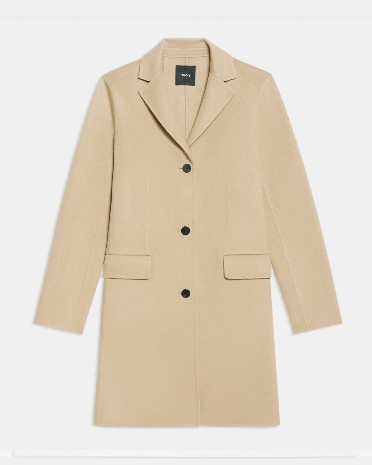 Tailored Coat in Double-Face Wool-Cashmere