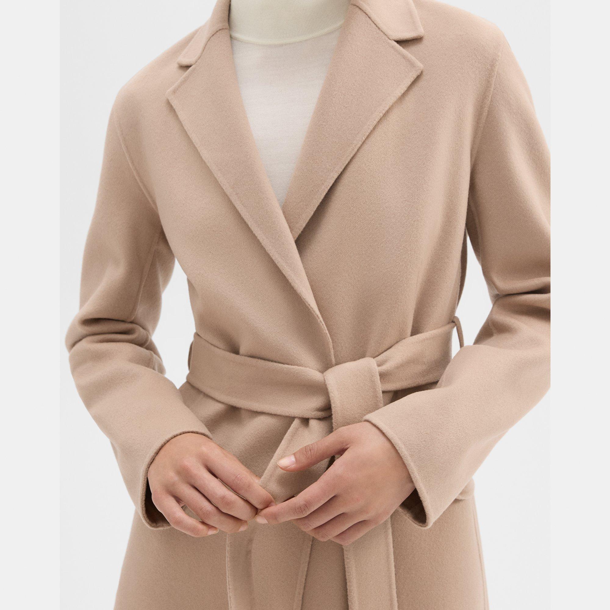 Signature Double Face Short Wrap Coat - Women - Ready-to-Wear