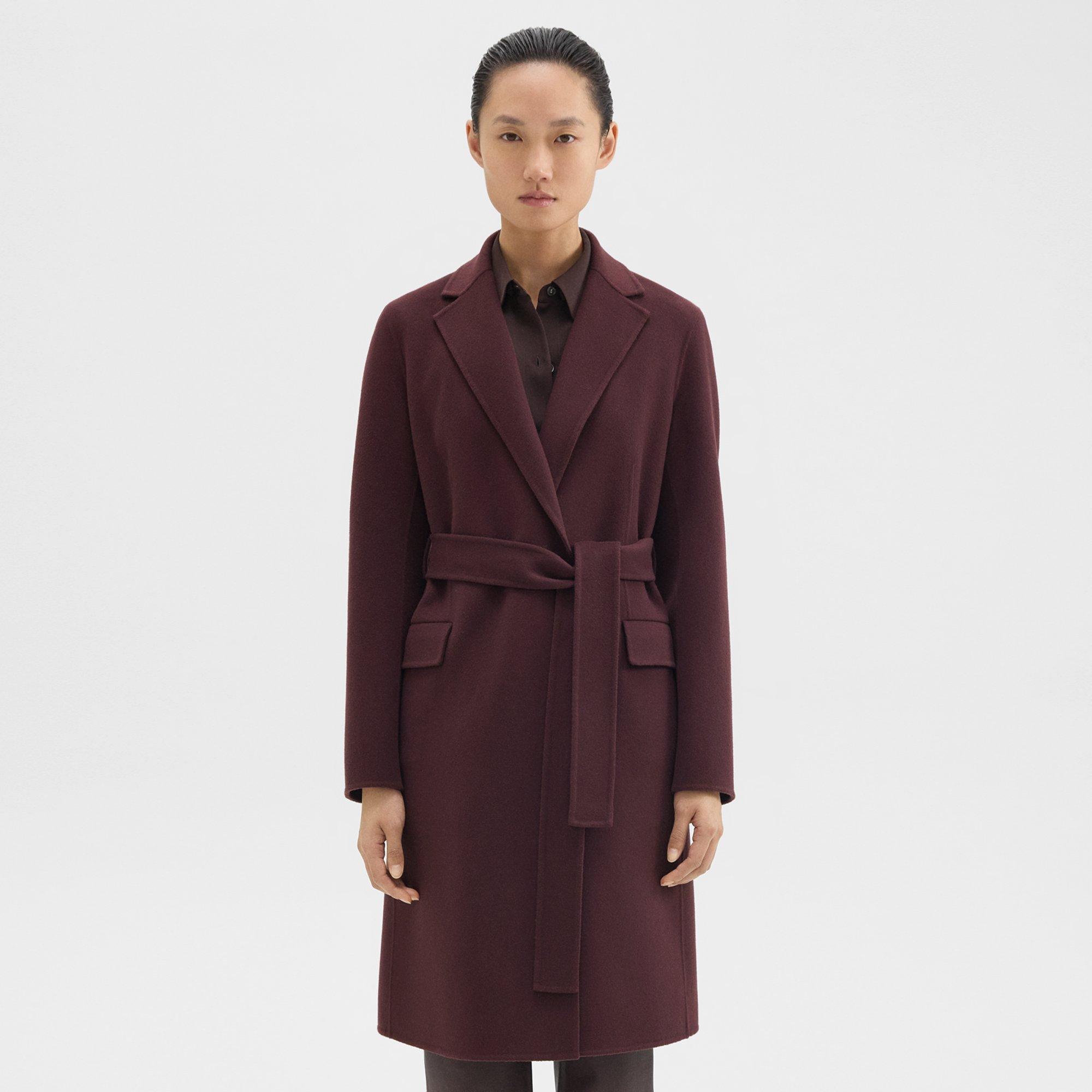 Theory women's wool on sale coat