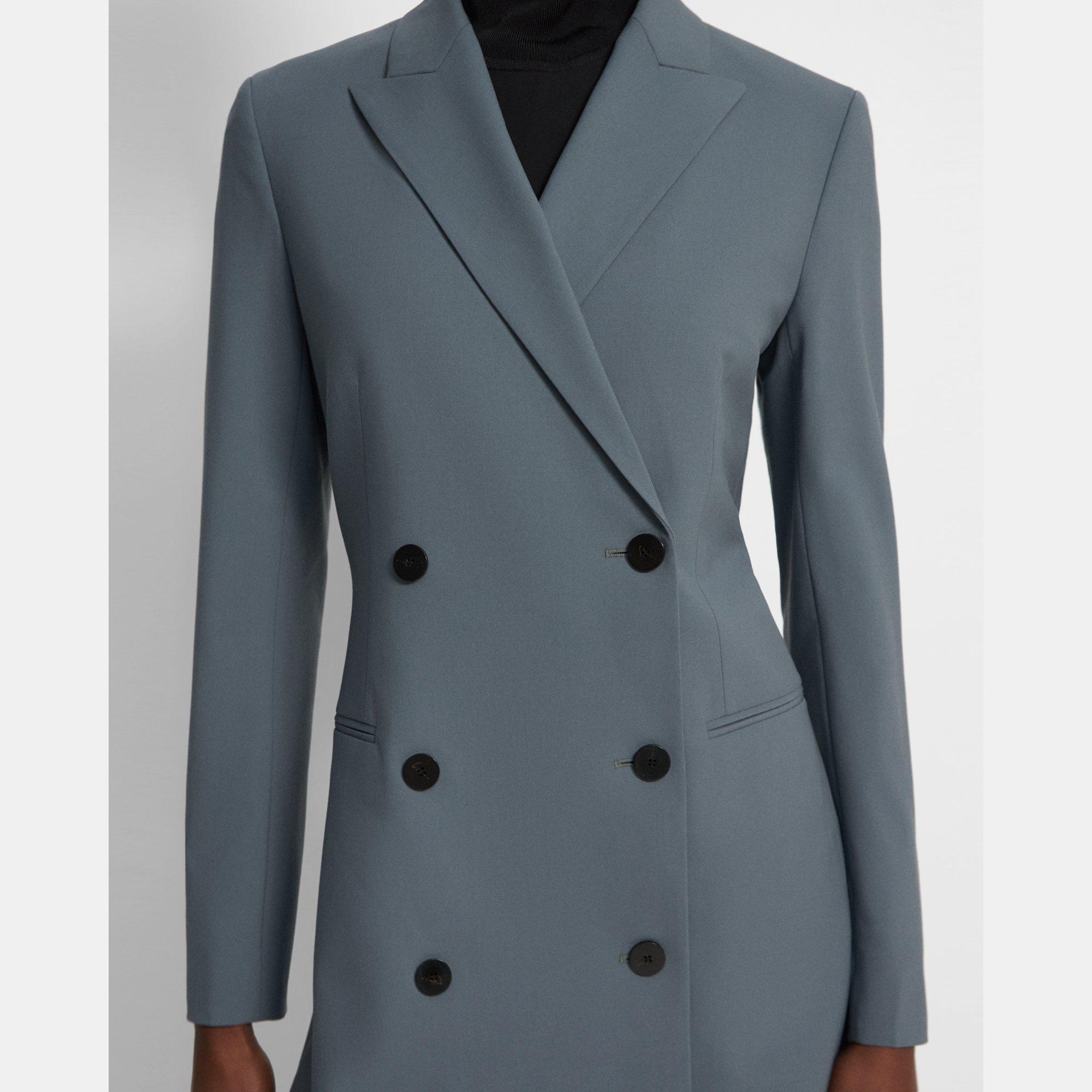 Theory good store wool blazer dress