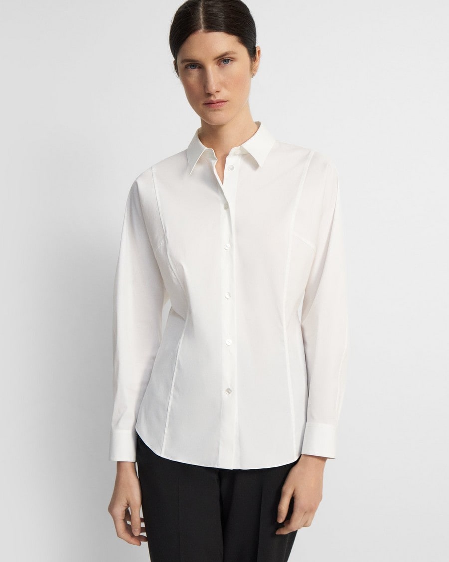 Cinched Shirt in Good Cotton