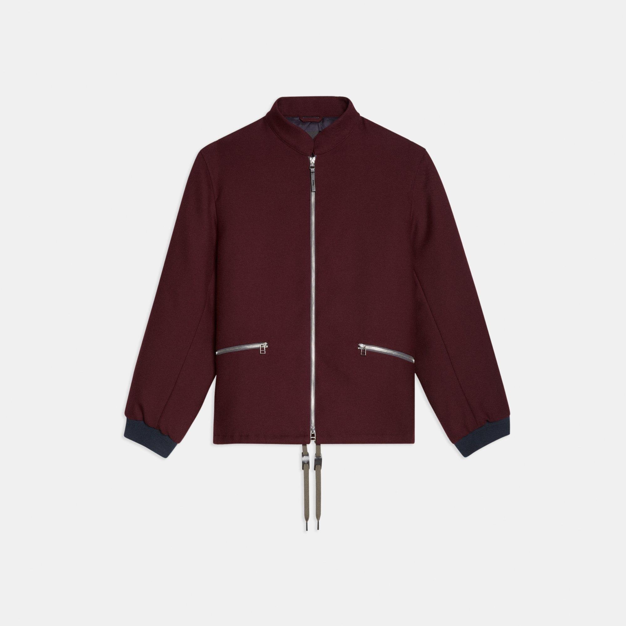 Bonded Wool Bomber Jacket