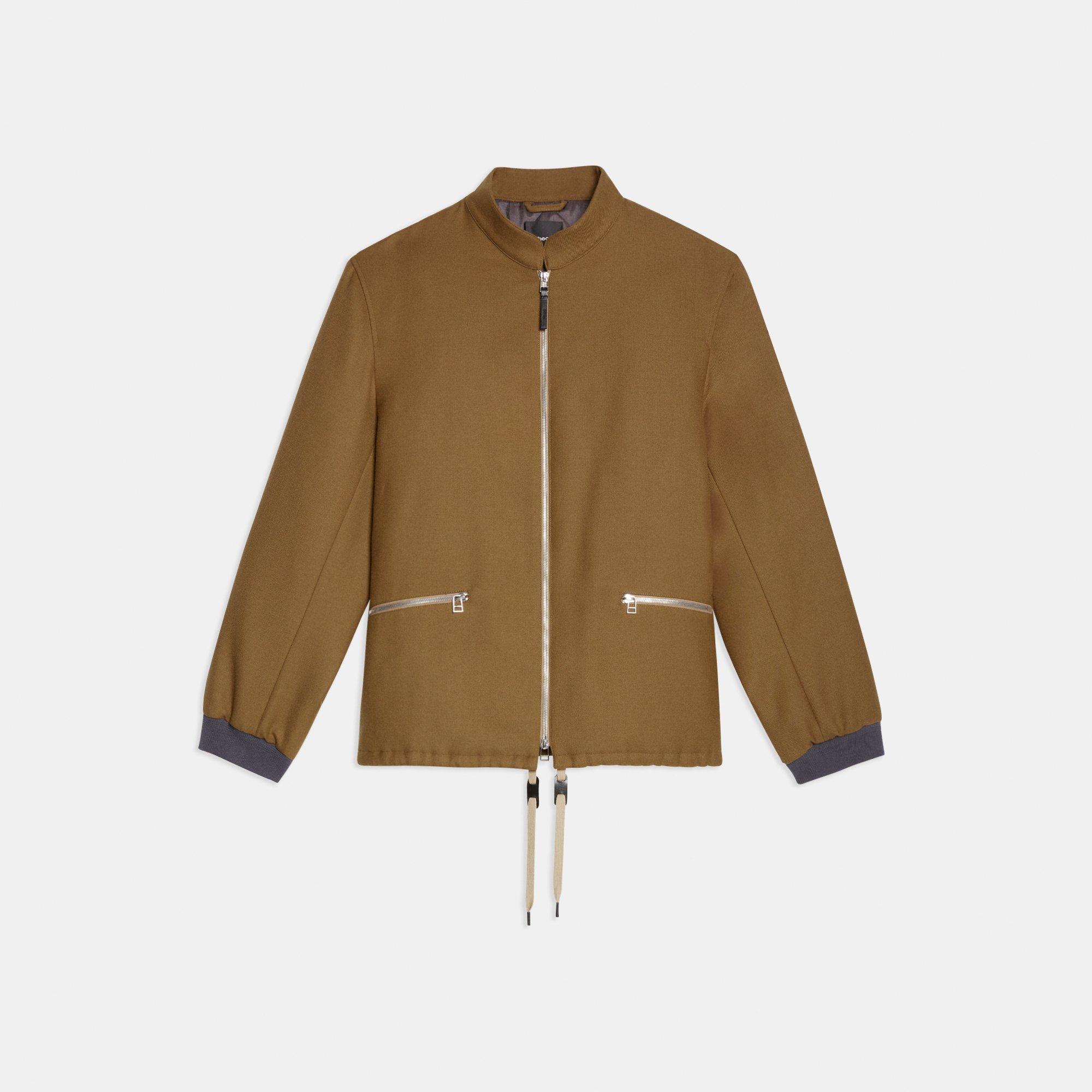 Bonded Wool Luxe Bomberjacke