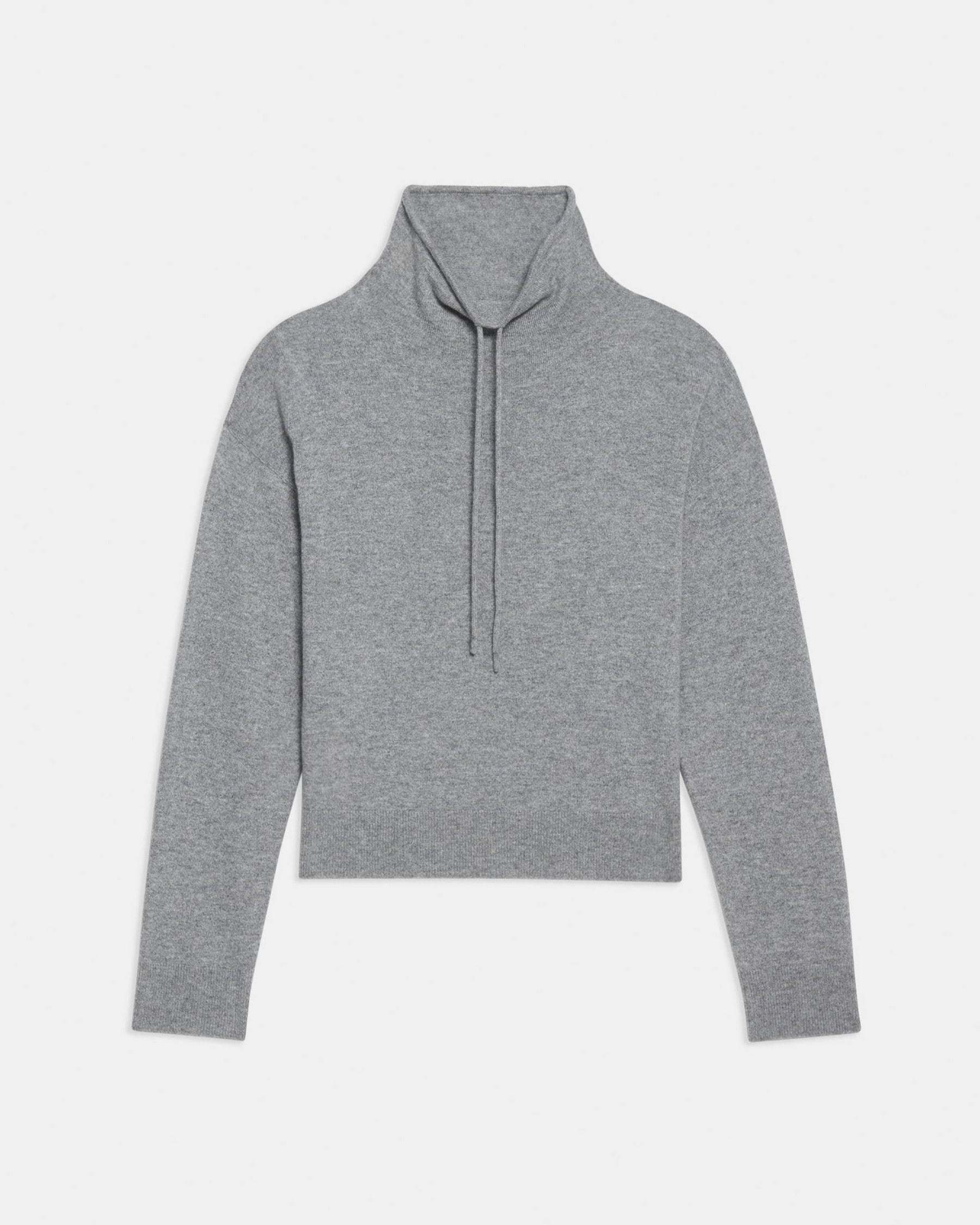 Drawstring Sweater Grey