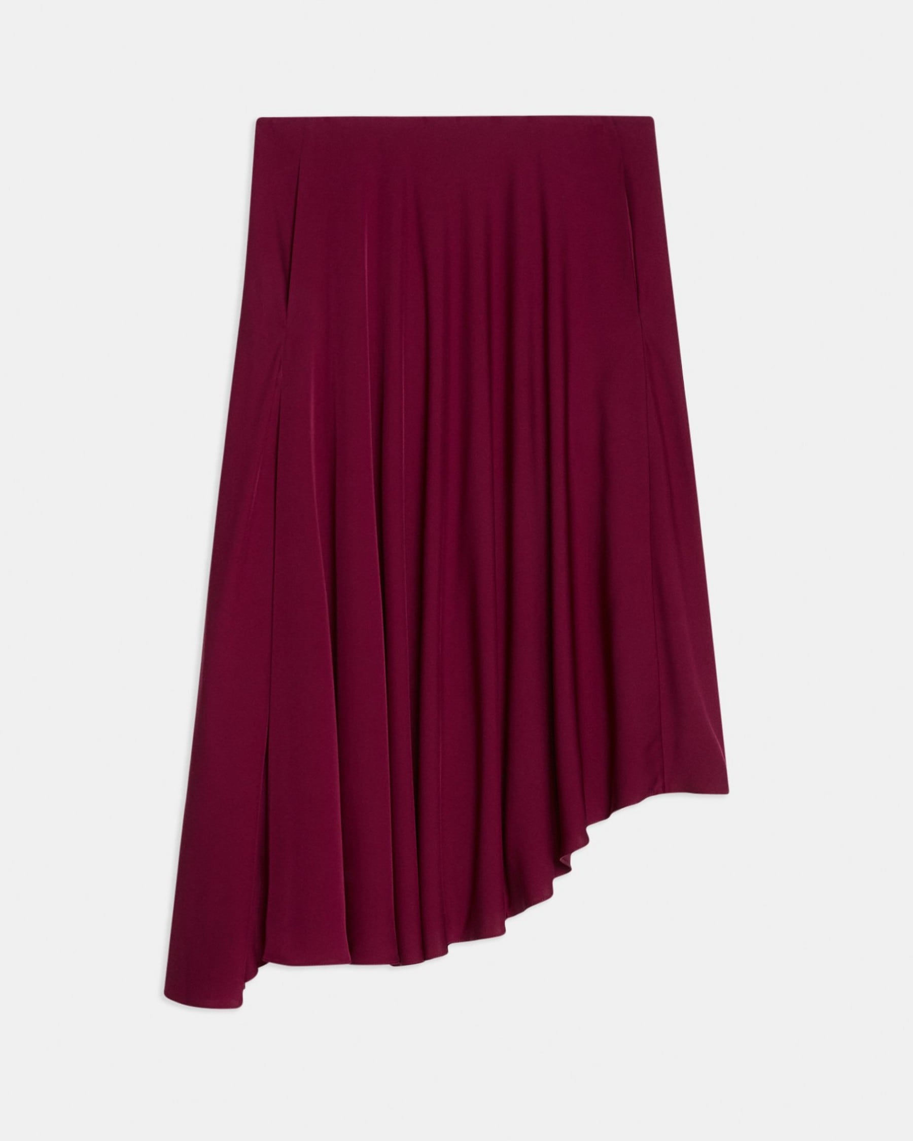 Asymmetric Skirt Bordeaux