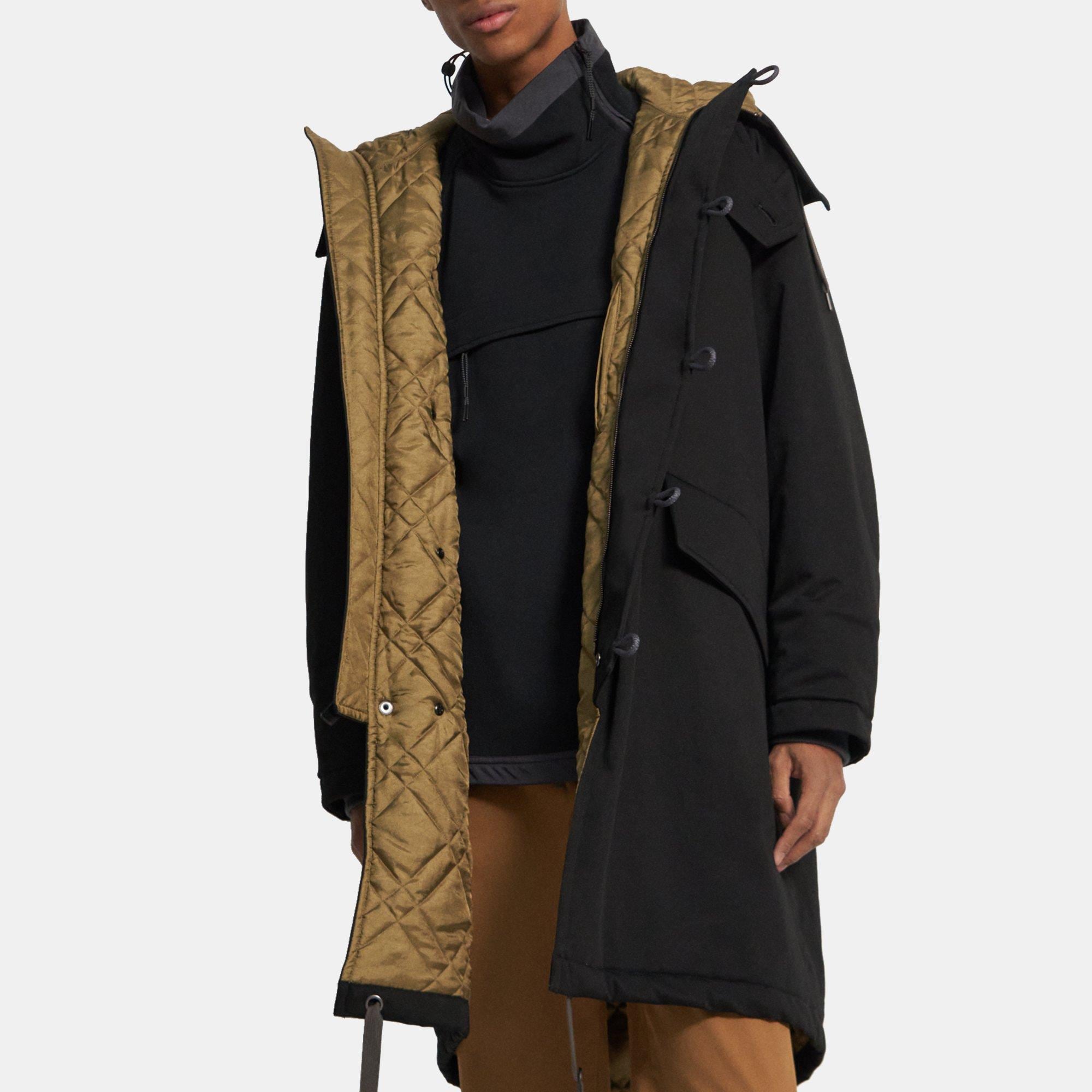 Baumwollparka mit Kapuze