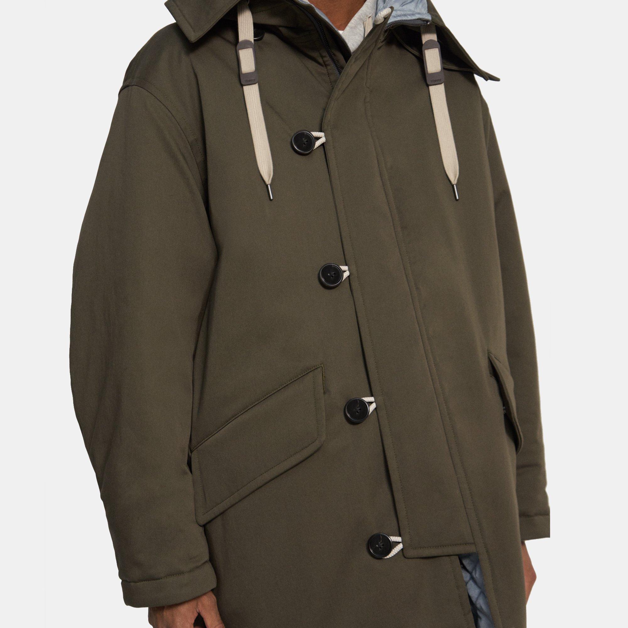 Baumwollparka mit Kapuze