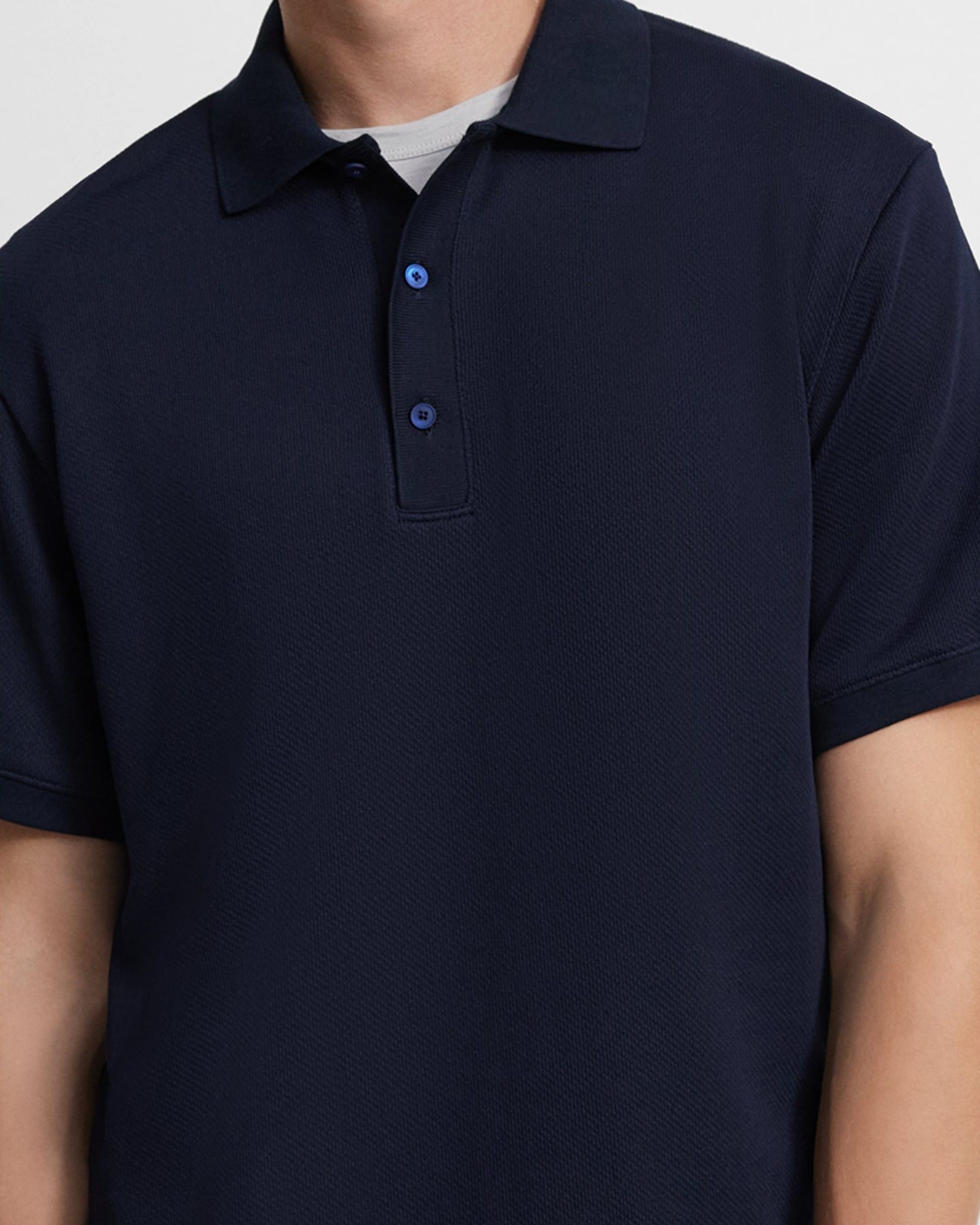 Droyer Polo Shirt in Studio Knit Jacquard