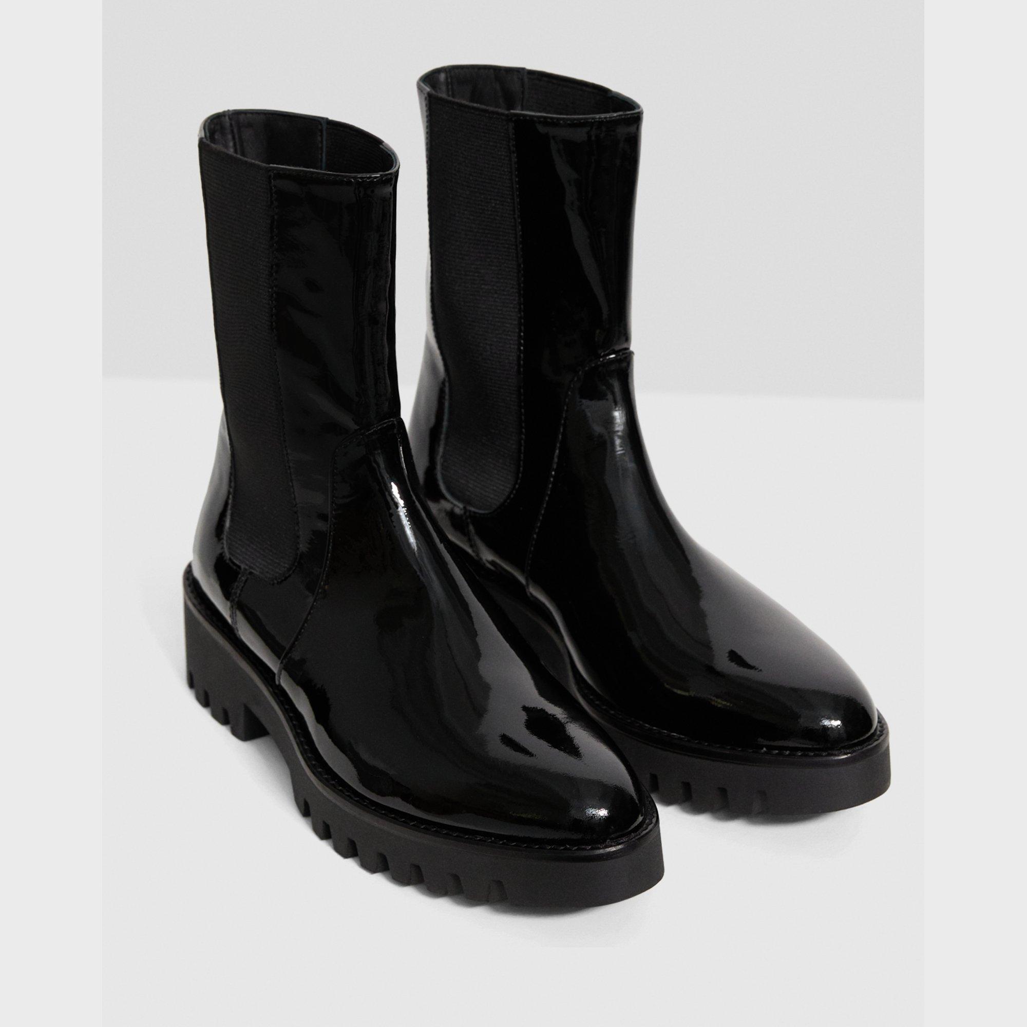 Patent Leather Chelsea Boot | Theory