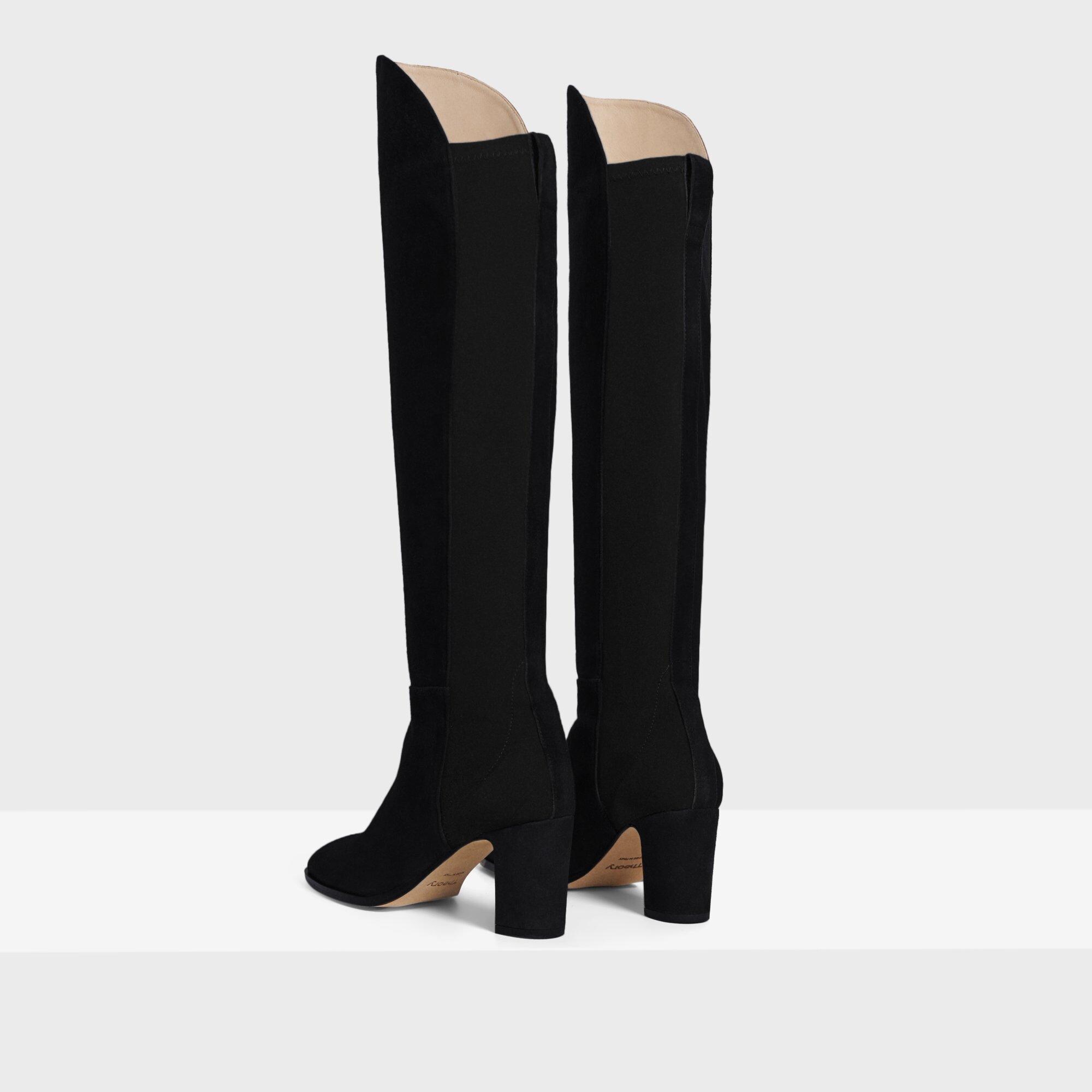 Suede KneeHigh Boot Theory Outlet