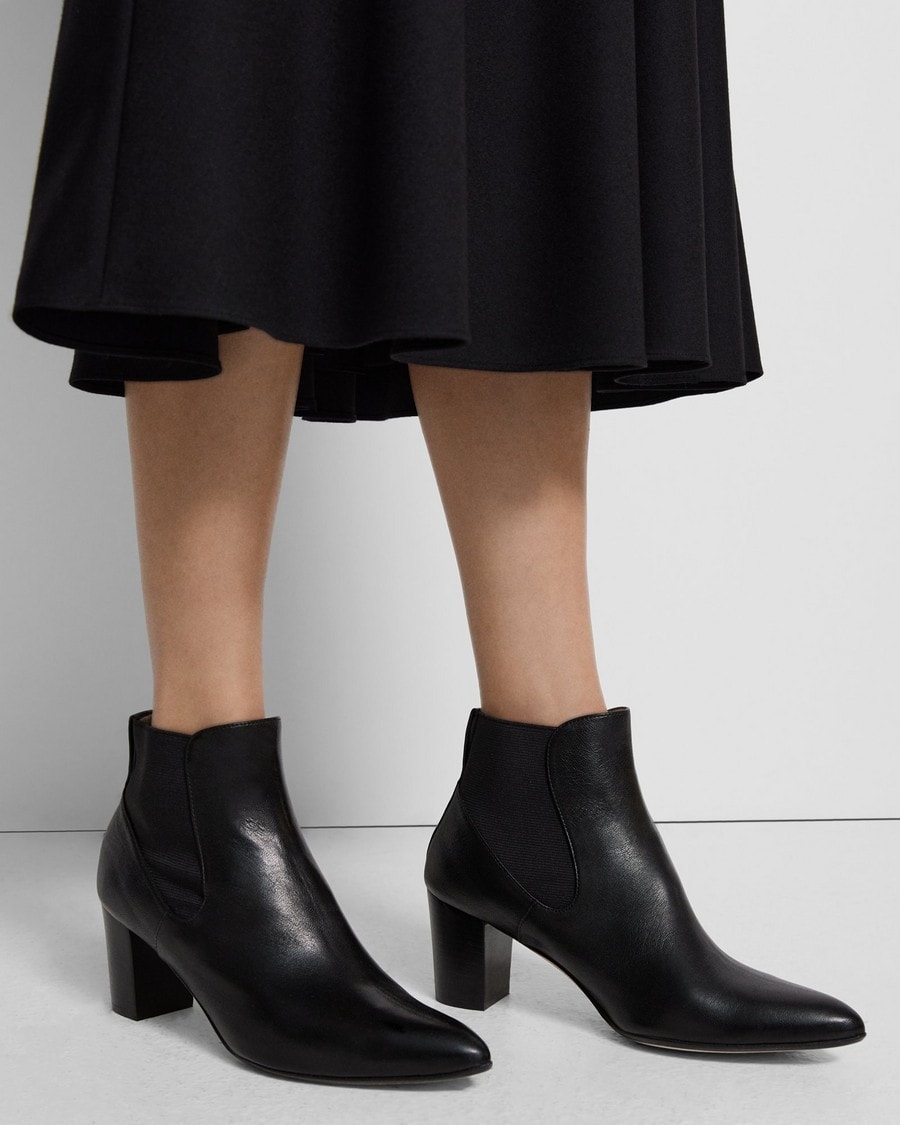 Jookin Pull-On Bootie in Leather