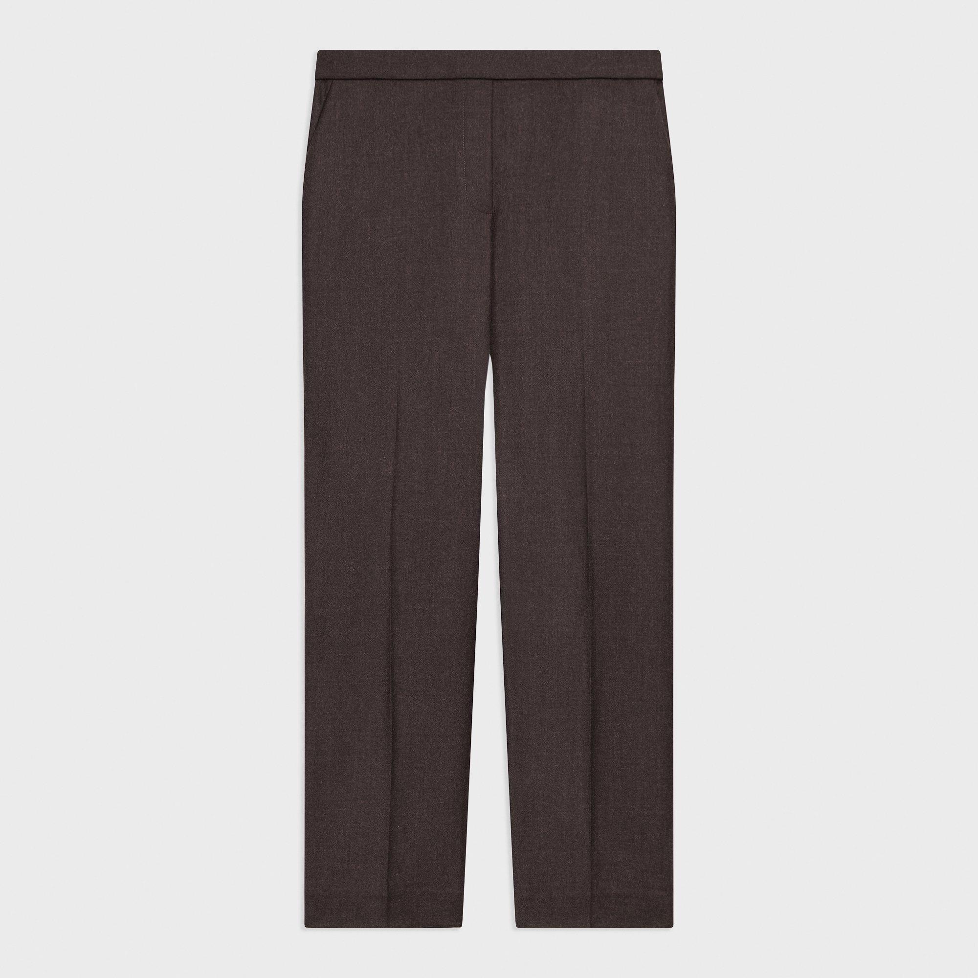 Pantalon Treeca à Enfiler en Flanelle Fluide