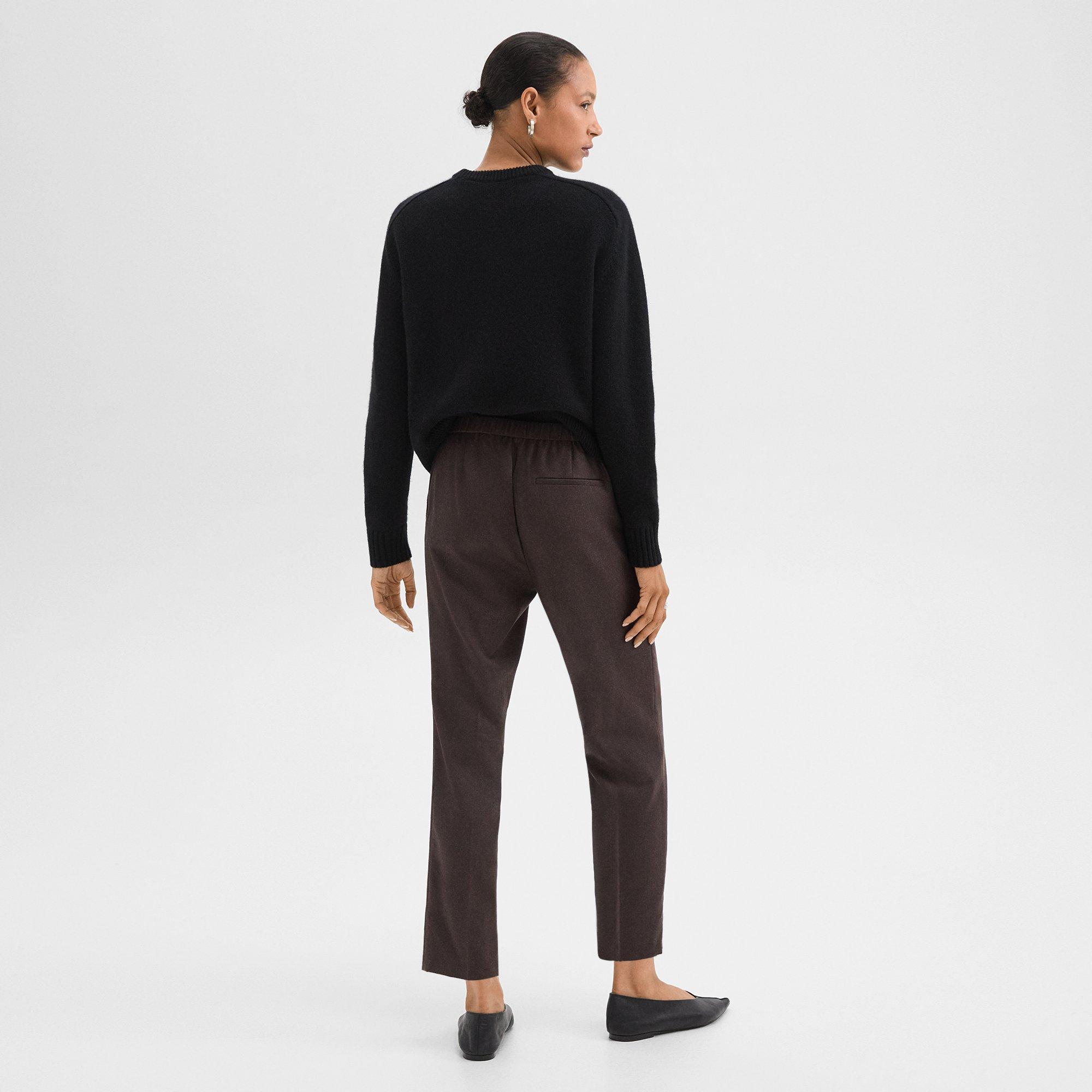 Treeca Pull-On Pant in Sleek Flannel