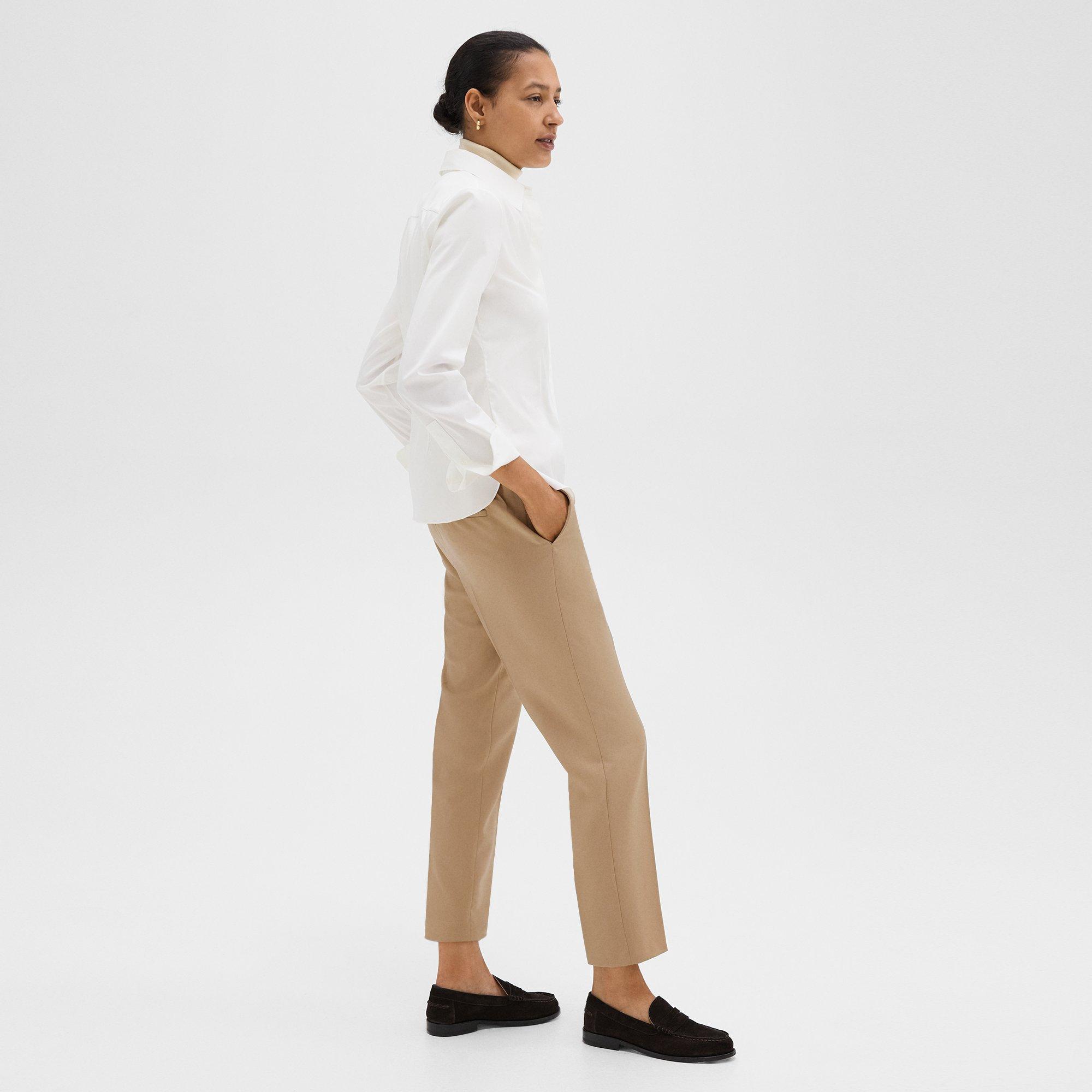 Treeca Pull-On Pant in Sleek Flannel