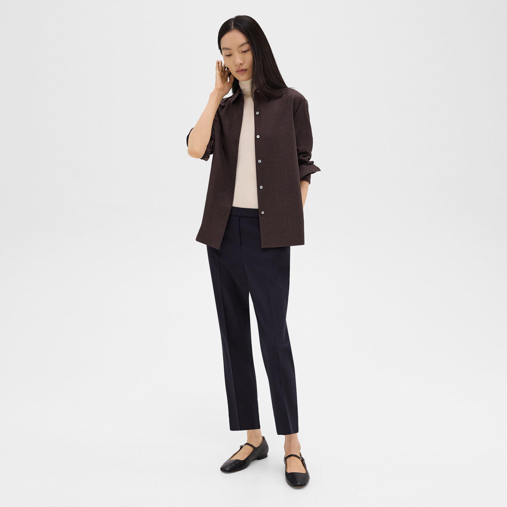 Treeca Pull-On Pant in Sleek Flannel