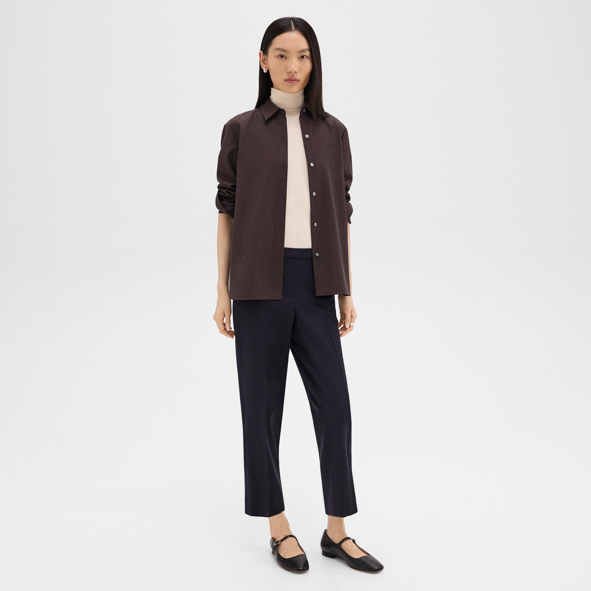 Treeca Pull-On Pant in Sleek Flannel