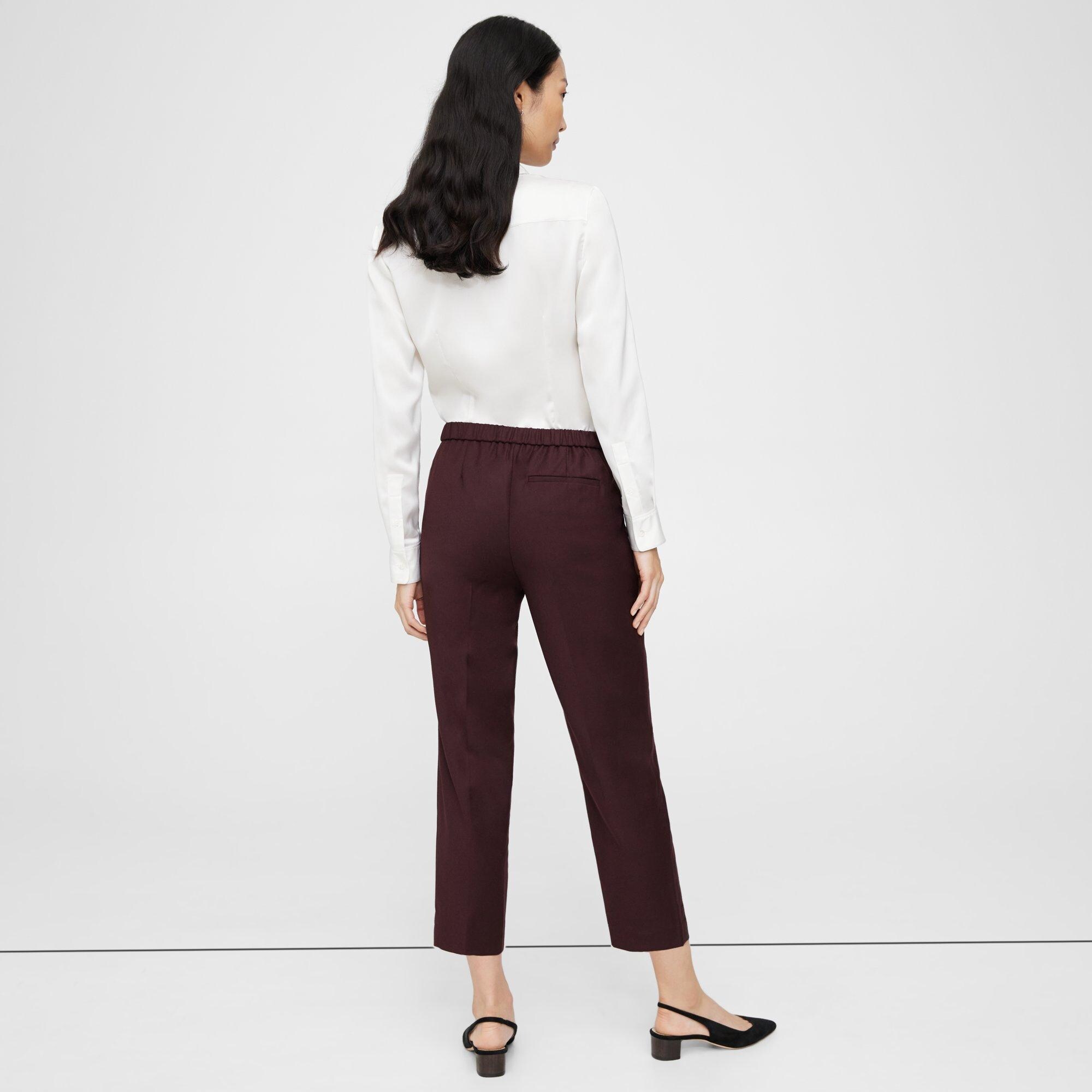 Treeca Pull-On Pant in Sleek Flannel