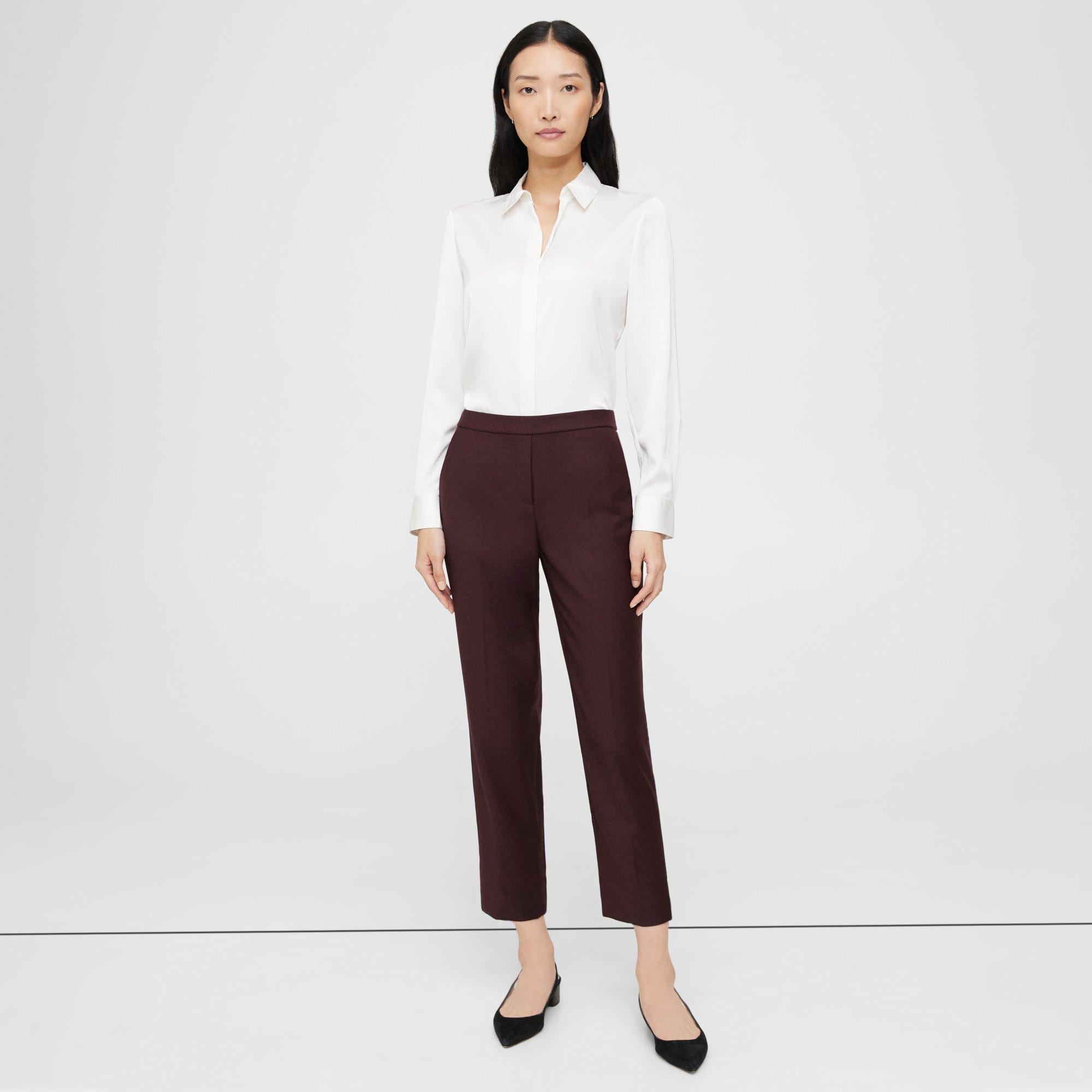 Treeca Pull-On Pant in Sleek Flannel