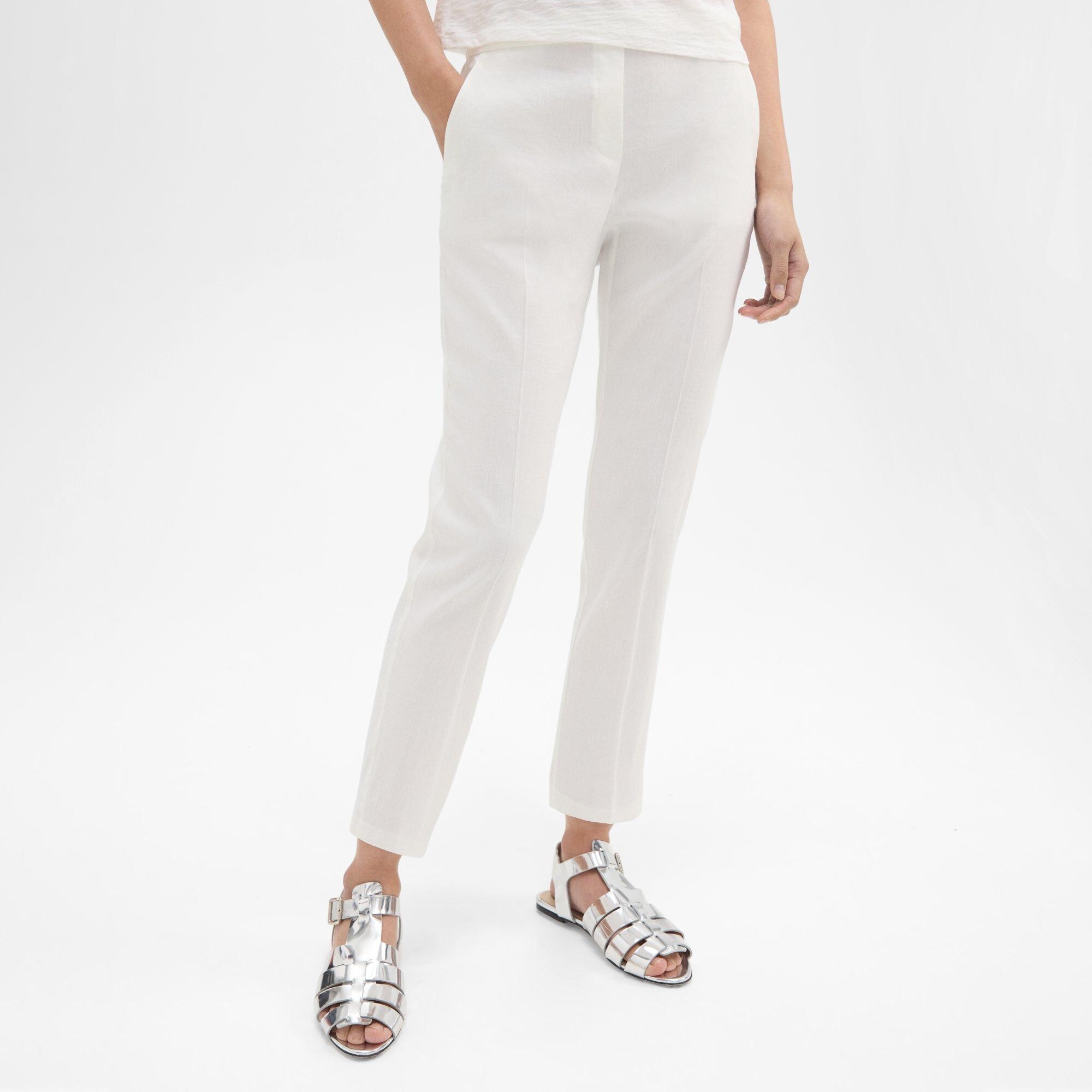 Treeca Pull-On Trousers in Good Linen