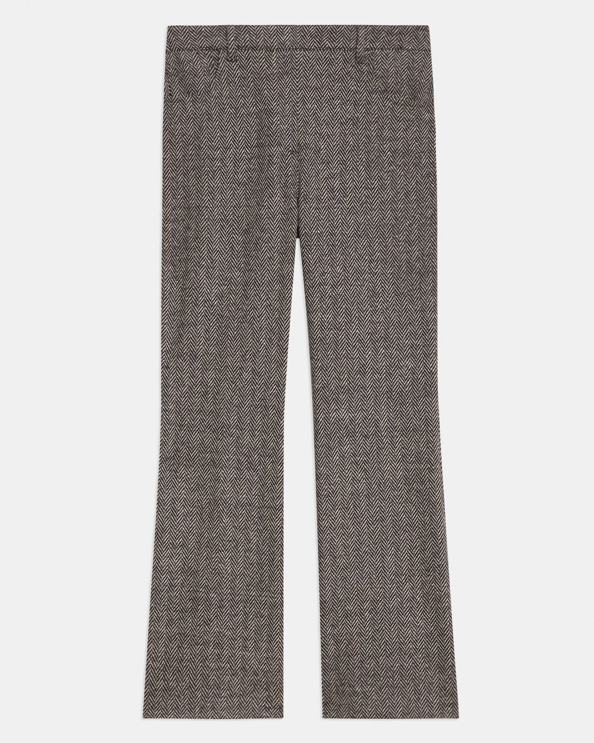 5-Pocket Flare Pant in Wool-Blend Knit