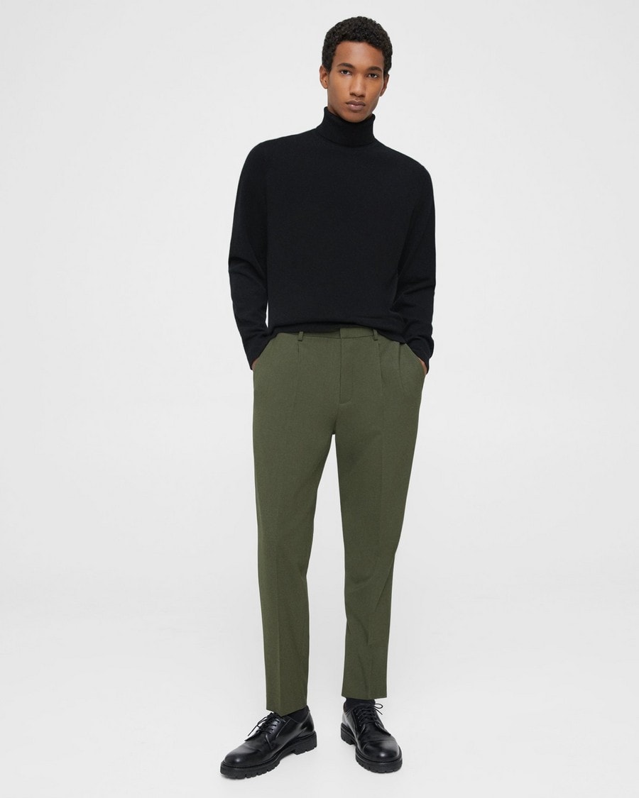 Curtis Drawstring Pant in Stretch Cotton Flannel