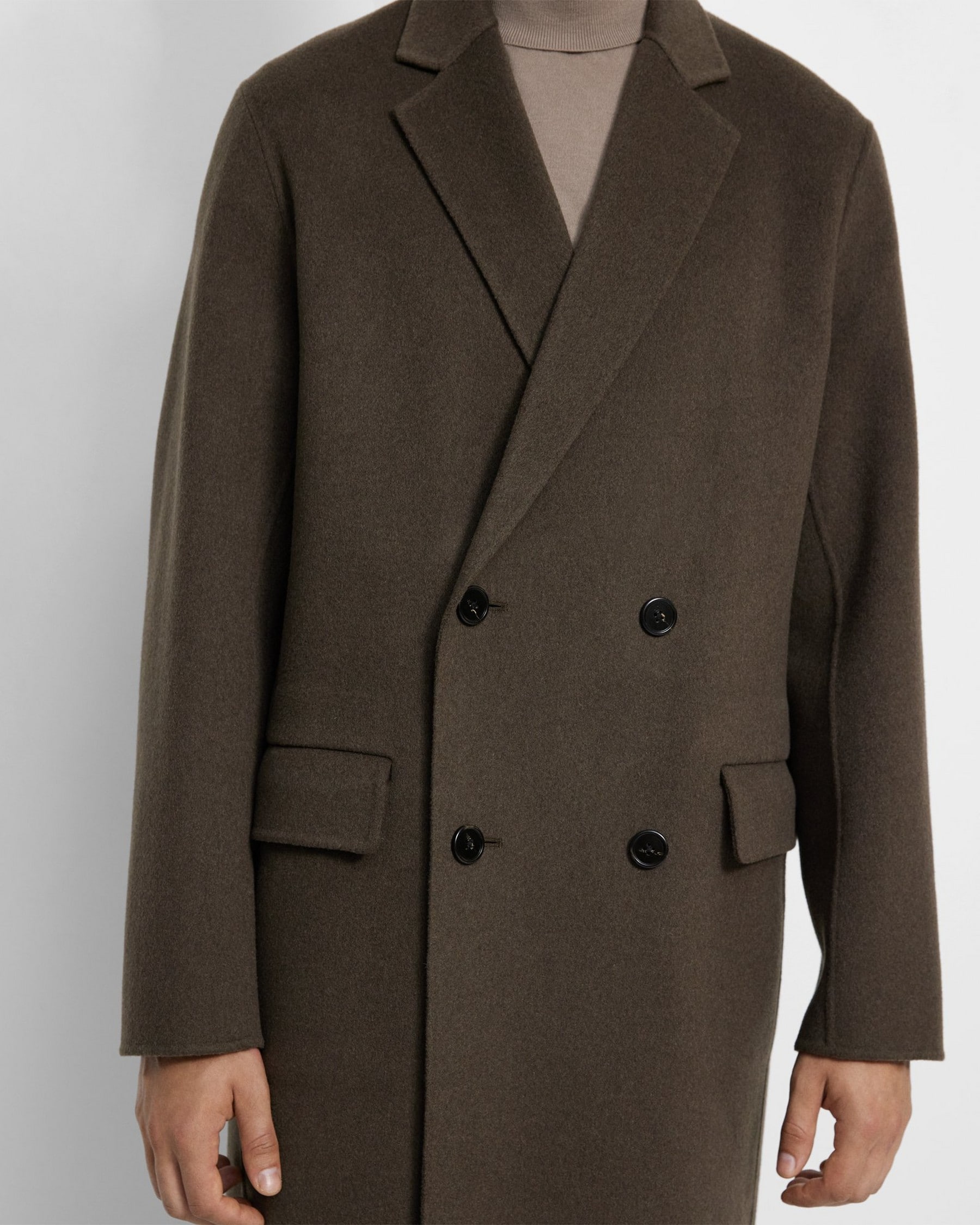Suffolk Coat in Double-Face Wool-Cashmere