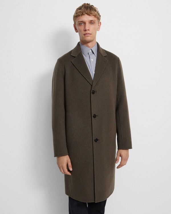 띠어리 Theory Suffolk Coat in Double-Face Wool-Cashmere,OLIVE BRANCH MEL