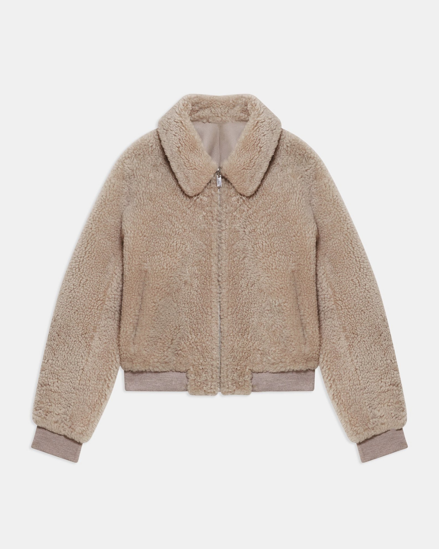 Bomber Jacket in Shearling