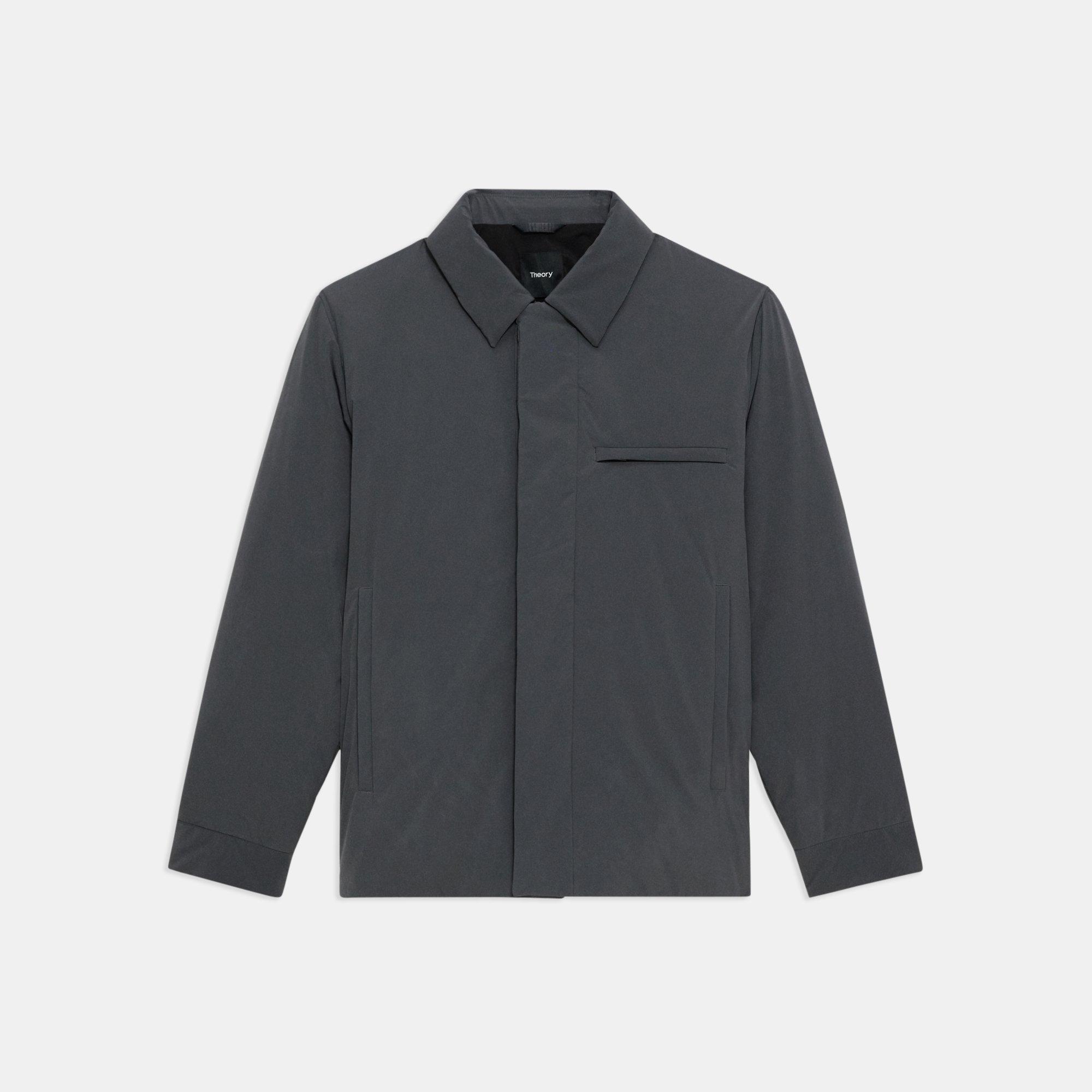 Danny Zip Jacket in Paper Nylon