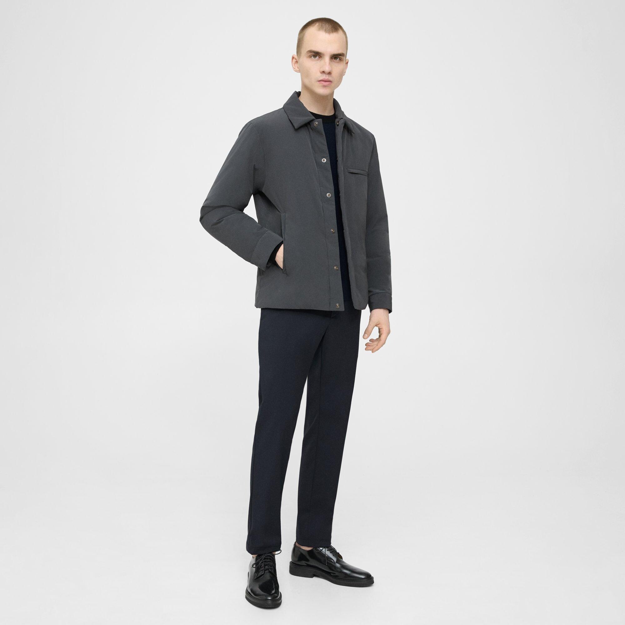 Danny Zip Jacket in Paper Nylon